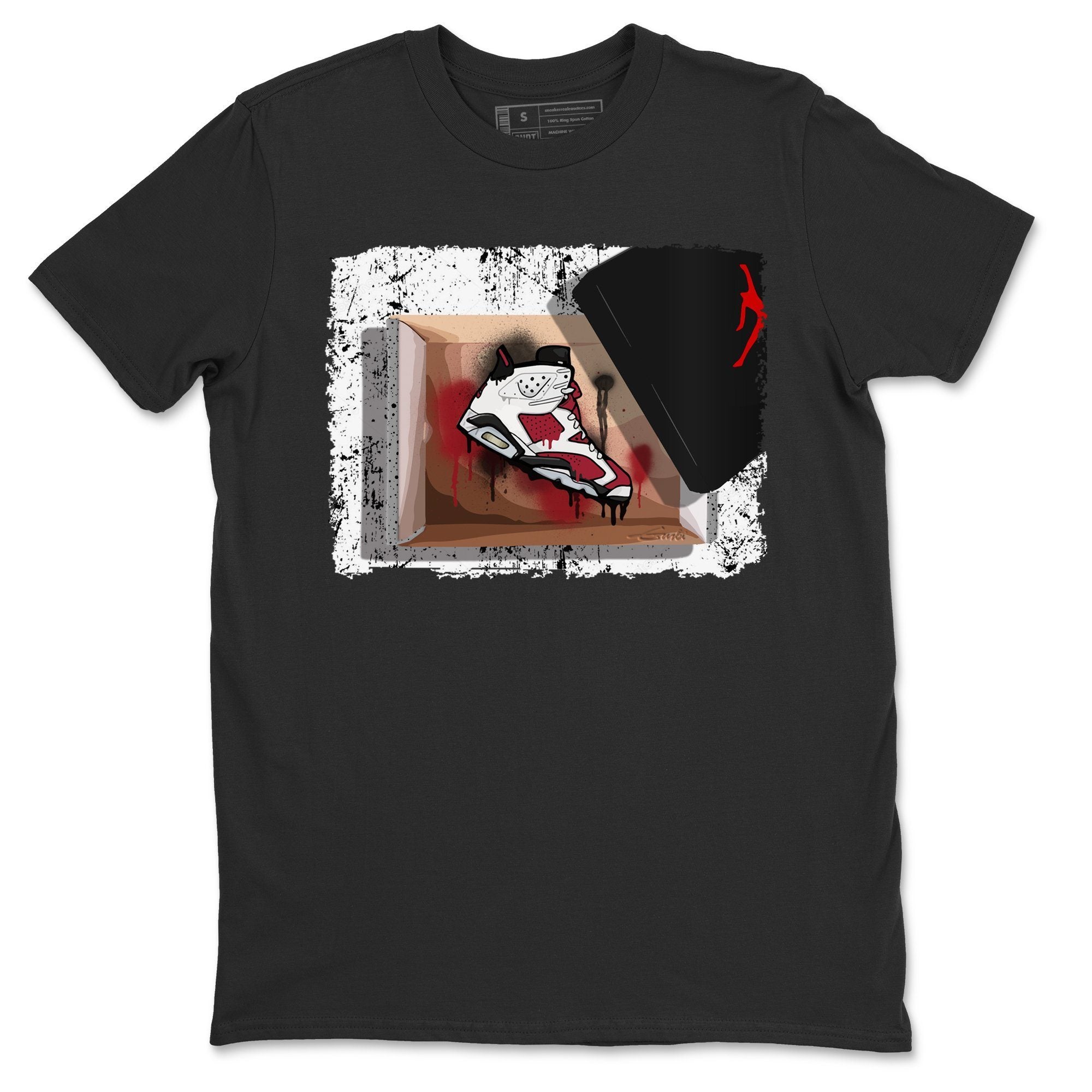 Jordan 6 Carmine Shirt To Match Jordans New Kicks Sneaker Tees Jordan 6 Carmine Drip Gear Zone Sneaker Matching Clothing Unisex Shirts