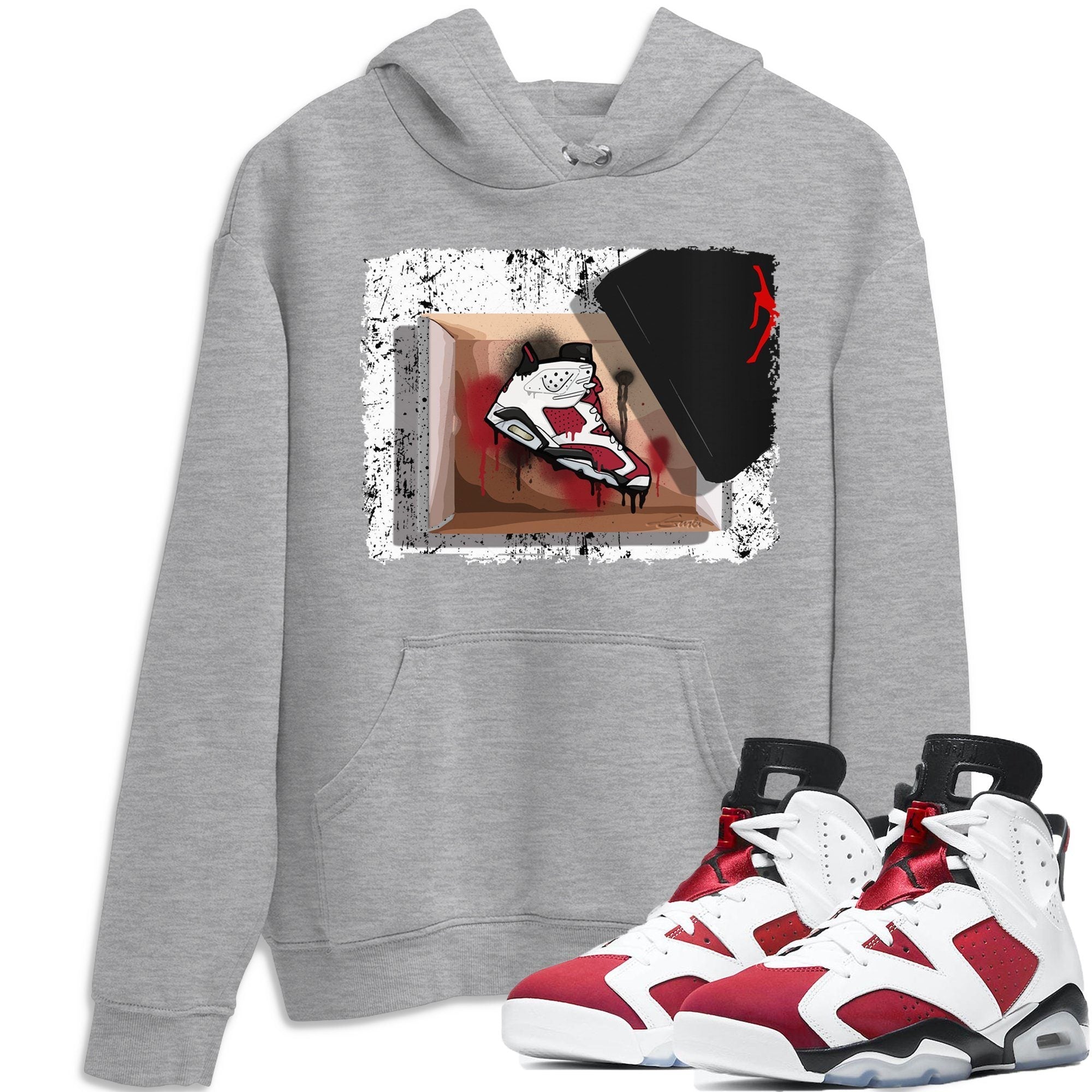 Jordan 6 Carmine Shirt To Match Jordans New Kicks Sneaker Tees Jordan 6 Carmine Drip Gear Zone Sneaker Matching Clothing Unisex Shirts
