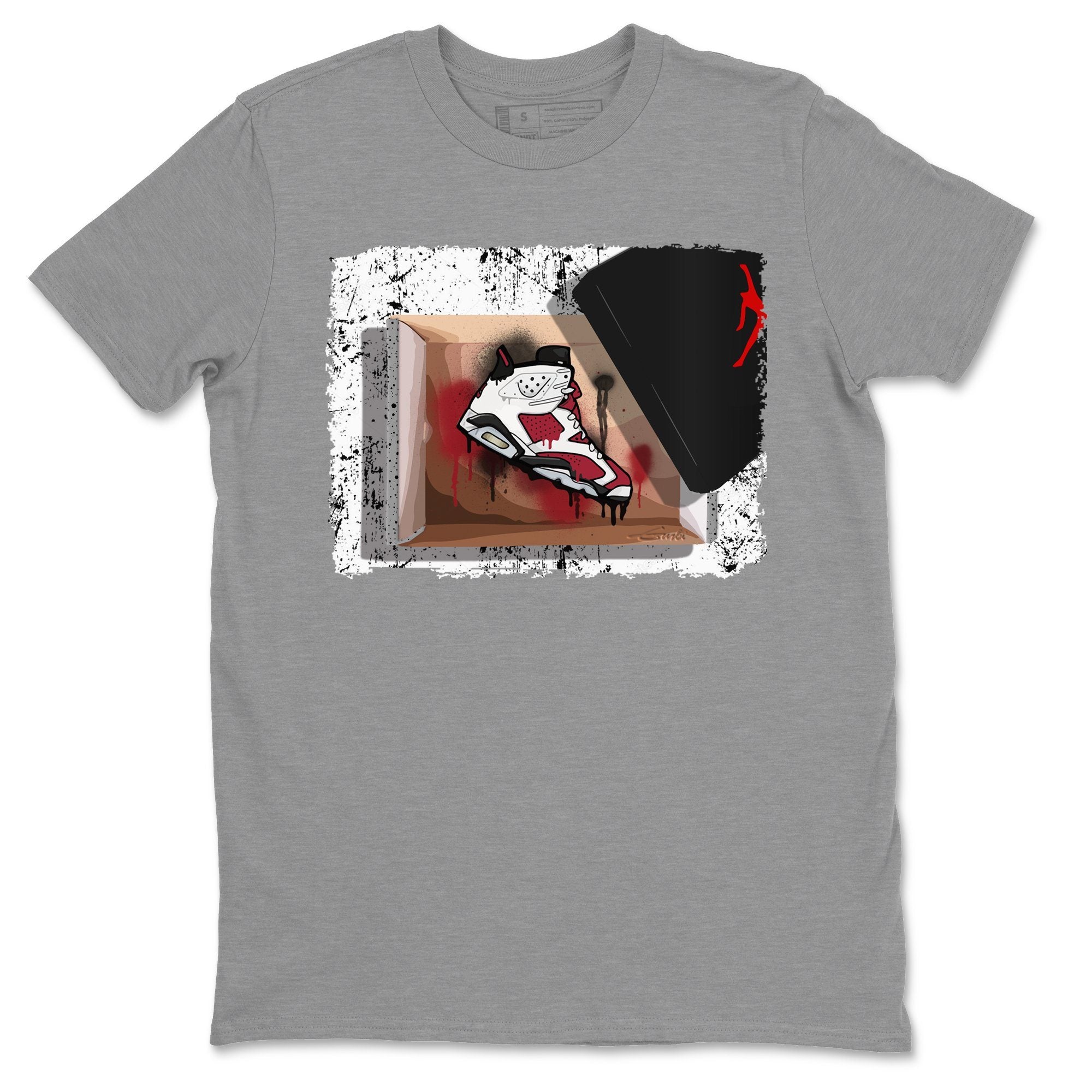 Jordan 6 Carmine Shirt To Match Jordans New Kicks Sneaker Tees Jordan 6 Carmine Drip Gear Zone Sneaker Matching Clothing Unisex Shirts