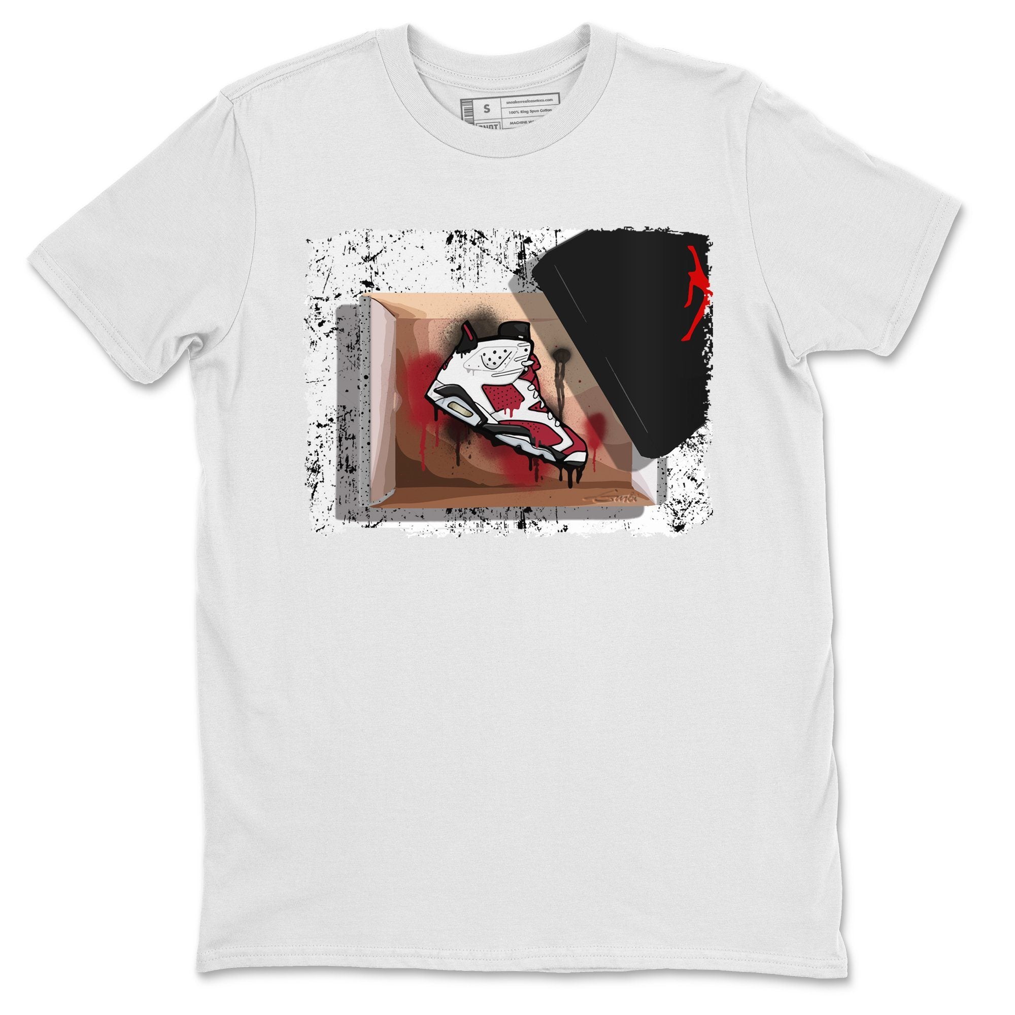 Jordan 6 Carmine Shirt To Match Jordans New Kicks Sneaker Tees Jordan 6 Carmine Drip Gear Zone Sneaker Matching Clothing Unisex Shirts