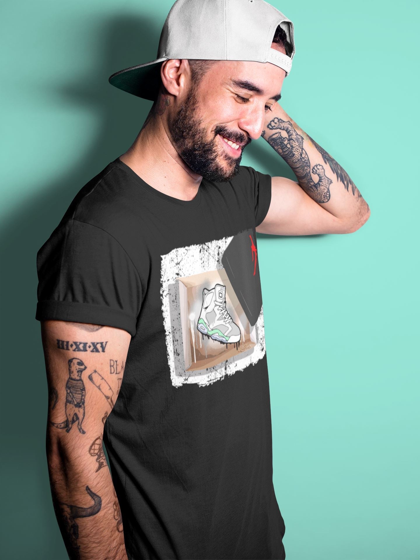 Jordan 6 Mint Foam Sneaker Matching T-Shirt New Kicks Sneaker Tees Jordan 6 Mint Foam Sneaker Release Tees Crew Neck Tees