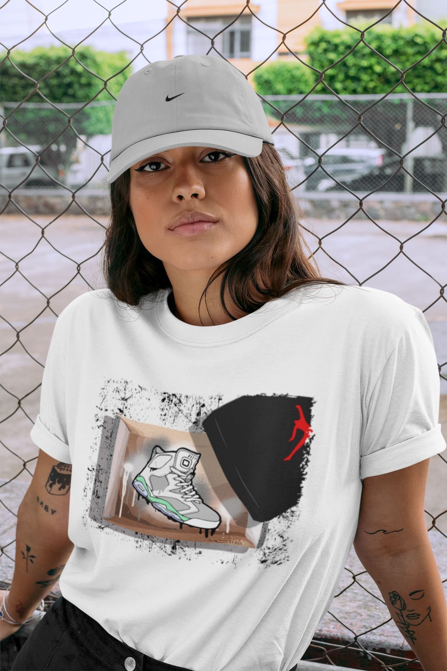 Jordan 6 Mint Foam Sneaker Matching T-Shirt New Kicks Sneaker Tees Jordan 6 Mint Foam Sneaker Release Tees Crew Neck Tees
