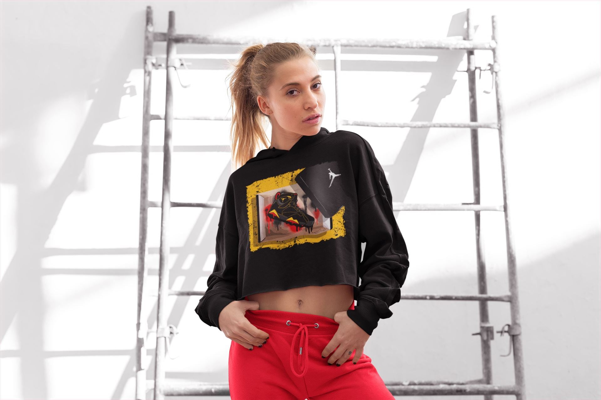 Jordan 7 Citrus Shirt To Match Jordans New Kicks Sneaker Tees Jordan 7 Citrus Drip Gear Zone Sneaker Matching Clothing Women's Shirts