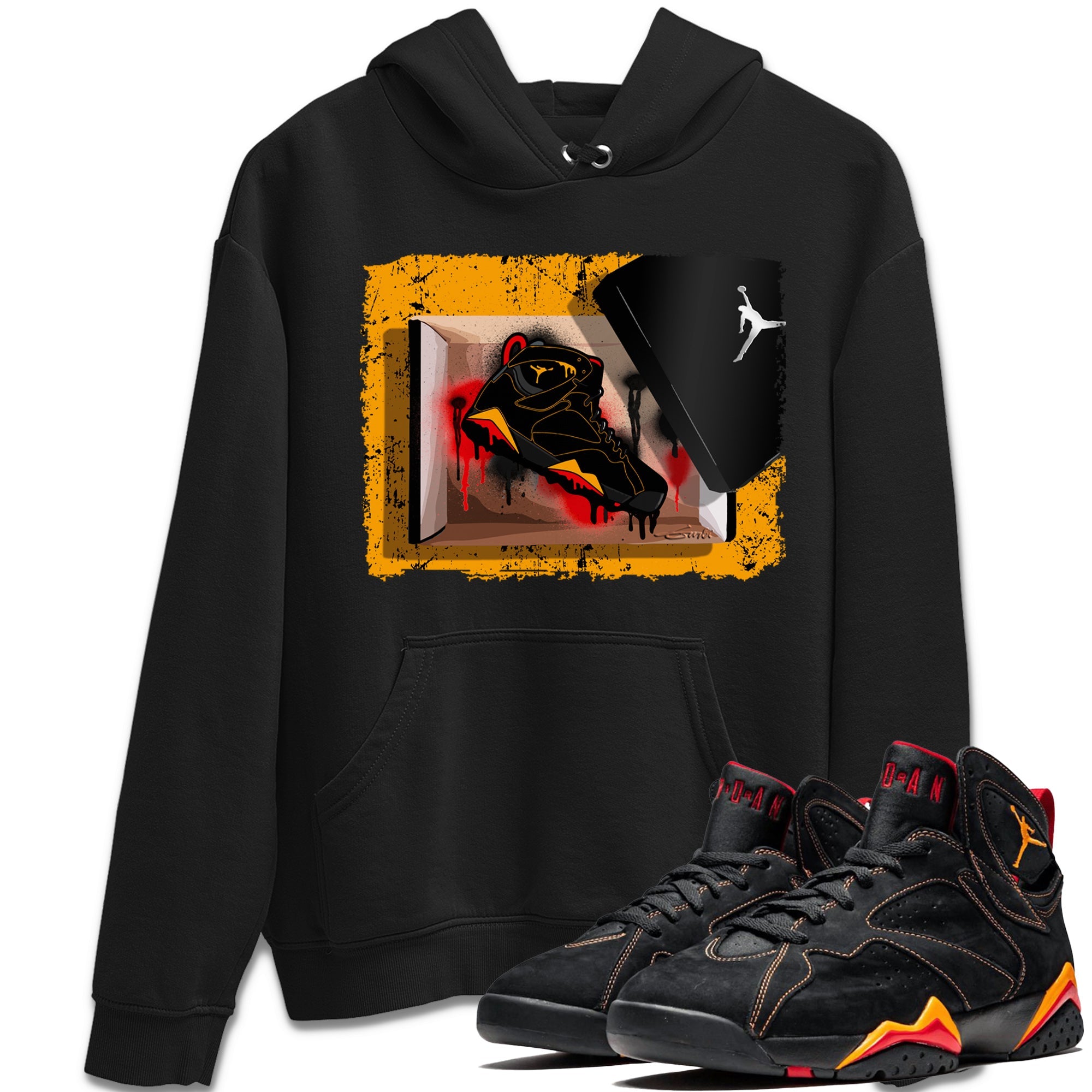 Jordan 7 Citrus Shirt To Match Jordans New Kicks Sneaker Tees Jordan 7 Citrus Drip Gear Zone Sneaker Matching Clothing Unisex Shirts