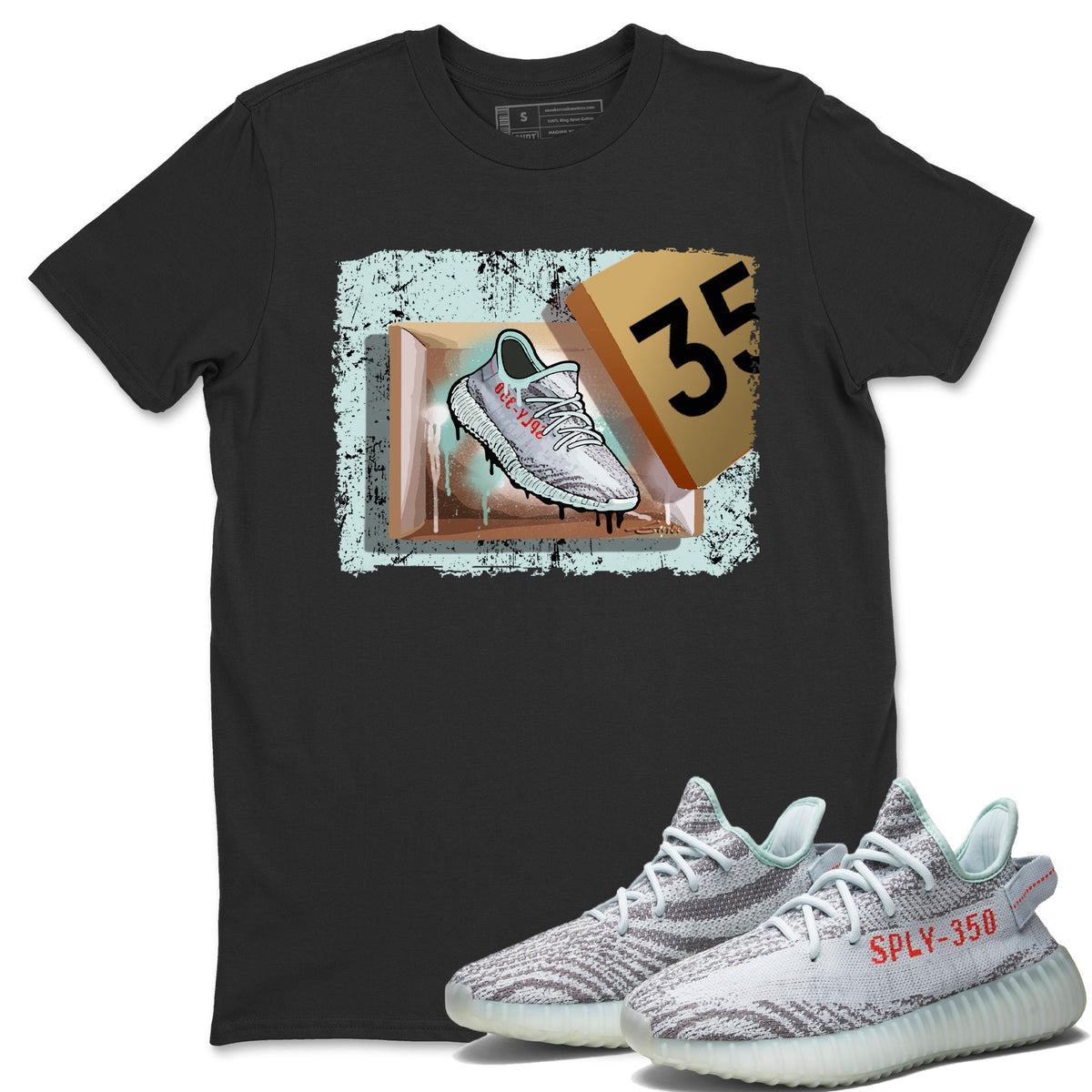 Yeezy 350 Blue Tint Shirt To Match Jordans New Kicks Sneaker Tees Yeezy 350 Blue Tint Drip Gear Zone Sneaker Matching Clothing Unisex Shirts