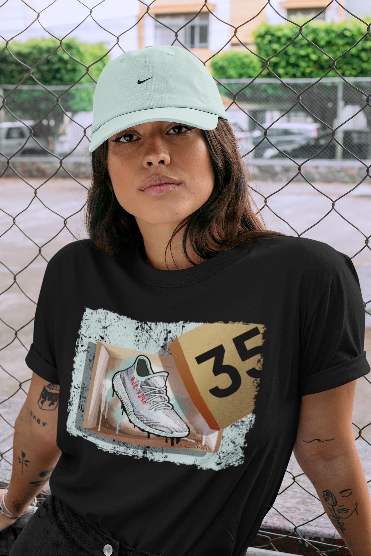 Yeezy 350 Blue Tint Shirt To Match Jordans New Kicks Sneaker Tees Yeezy 350 Blue Tint Drip Gear Zone Sneaker Matching Clothing Unisex Shirts