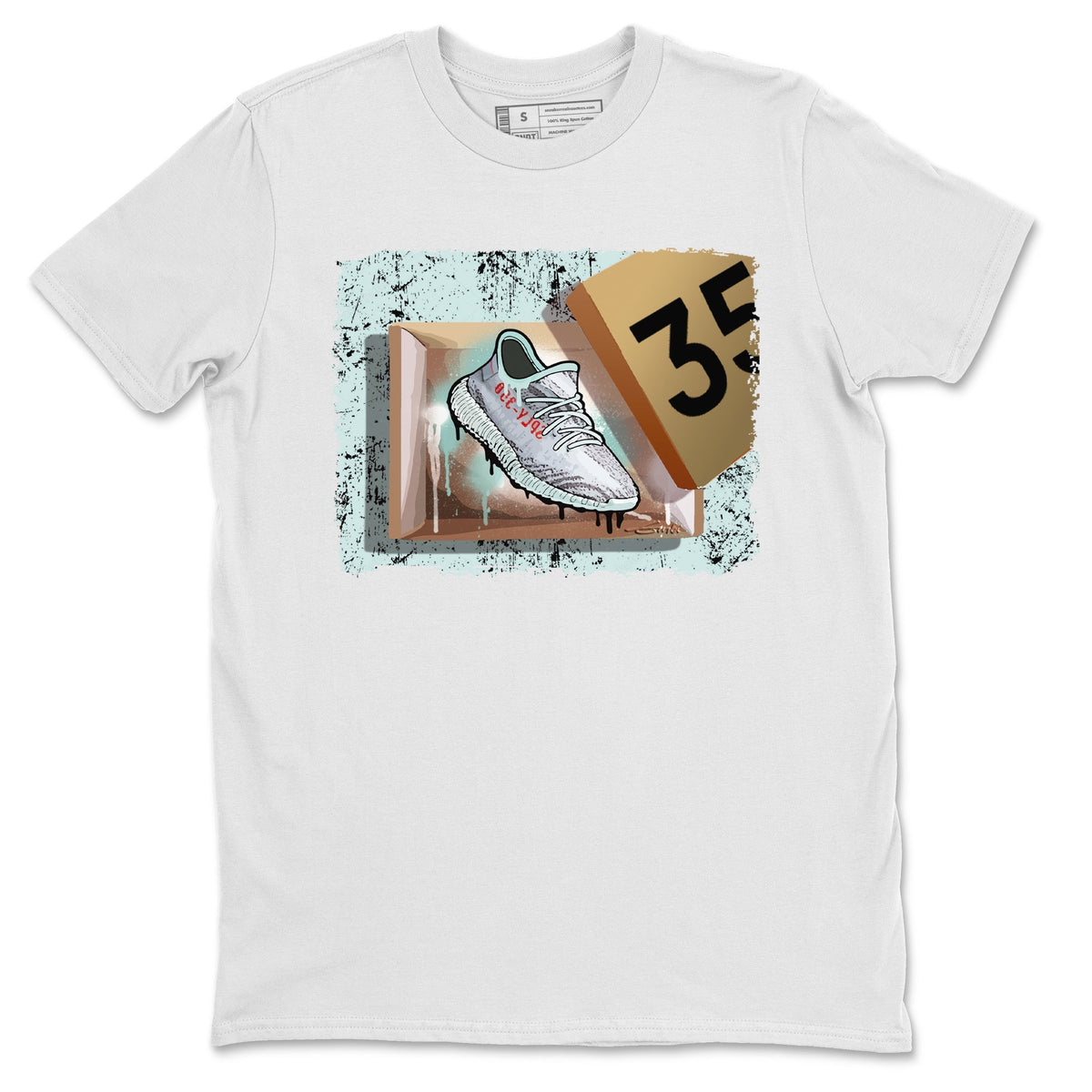 Yeezy 350 Blue Tint Shirt To Match Jordans New Kicks Sneaker Tees Yeezy 350 Blue Tint Drip Gear Zone Sneaker Matching Clothing Unisex Shirts