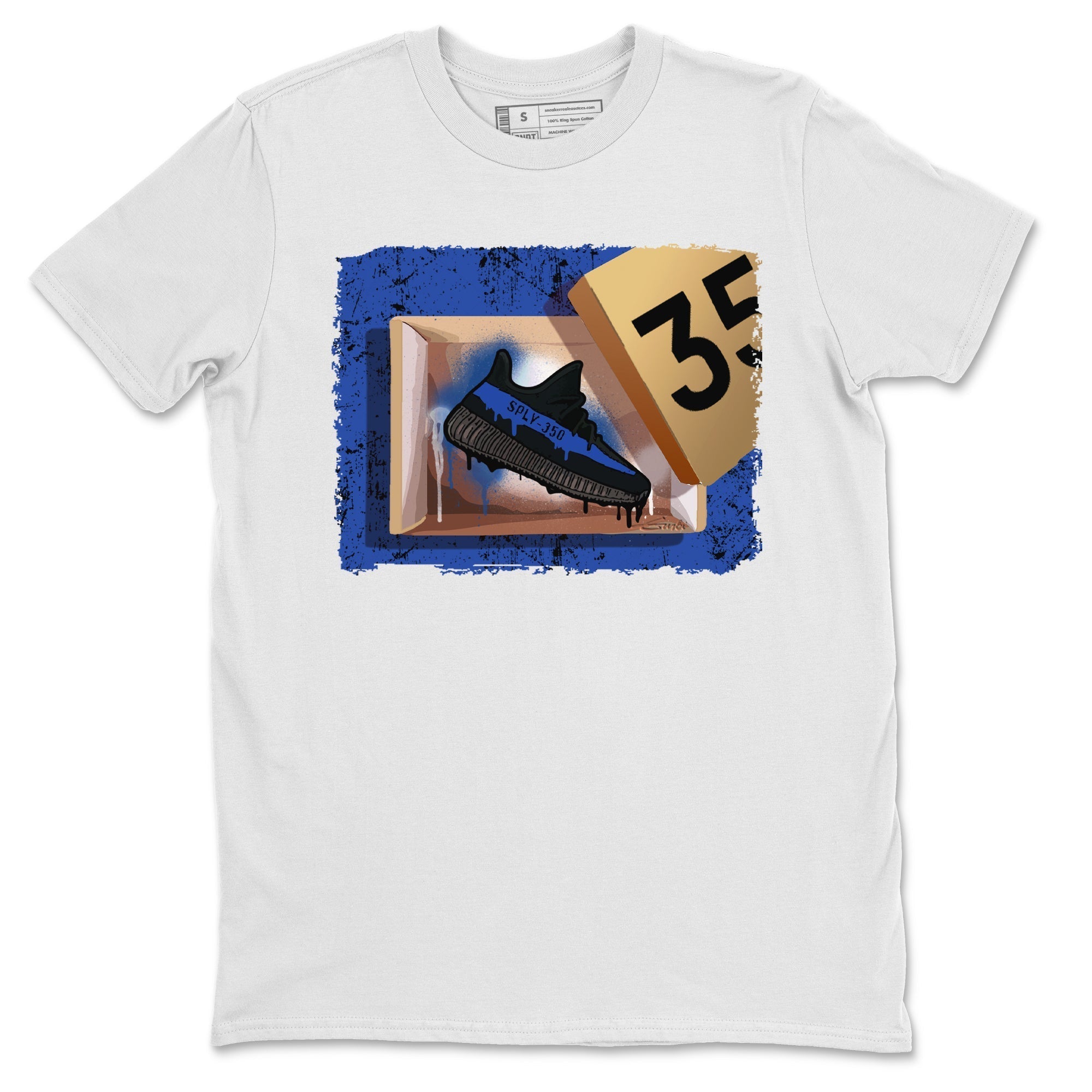 Yeezy 350 Dazzling Blue Shirt To Match Jordans New Kicks Sneaker Tees Yeezy 350 Dazzling Blue Drip Gear Zone Sneaker Matching Clothing Unisex Shirts