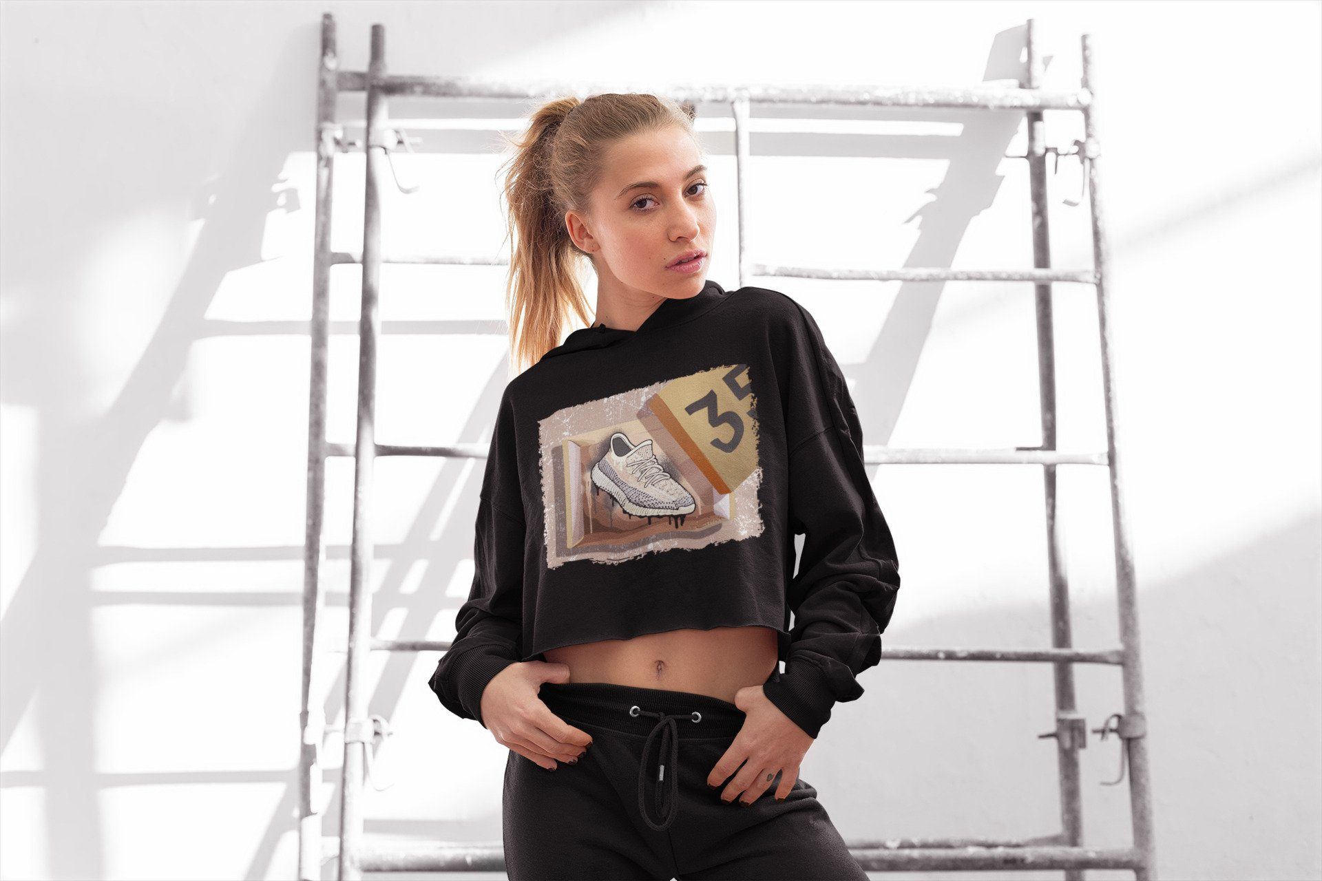 Yeezy 350 Ash Pearl Shirt To Match Jordans New Kicks Sneaker Tees Yeezy 350 Ash Pearl Drip Gear Zone Sneaker Matching Clothing Women's Shirts