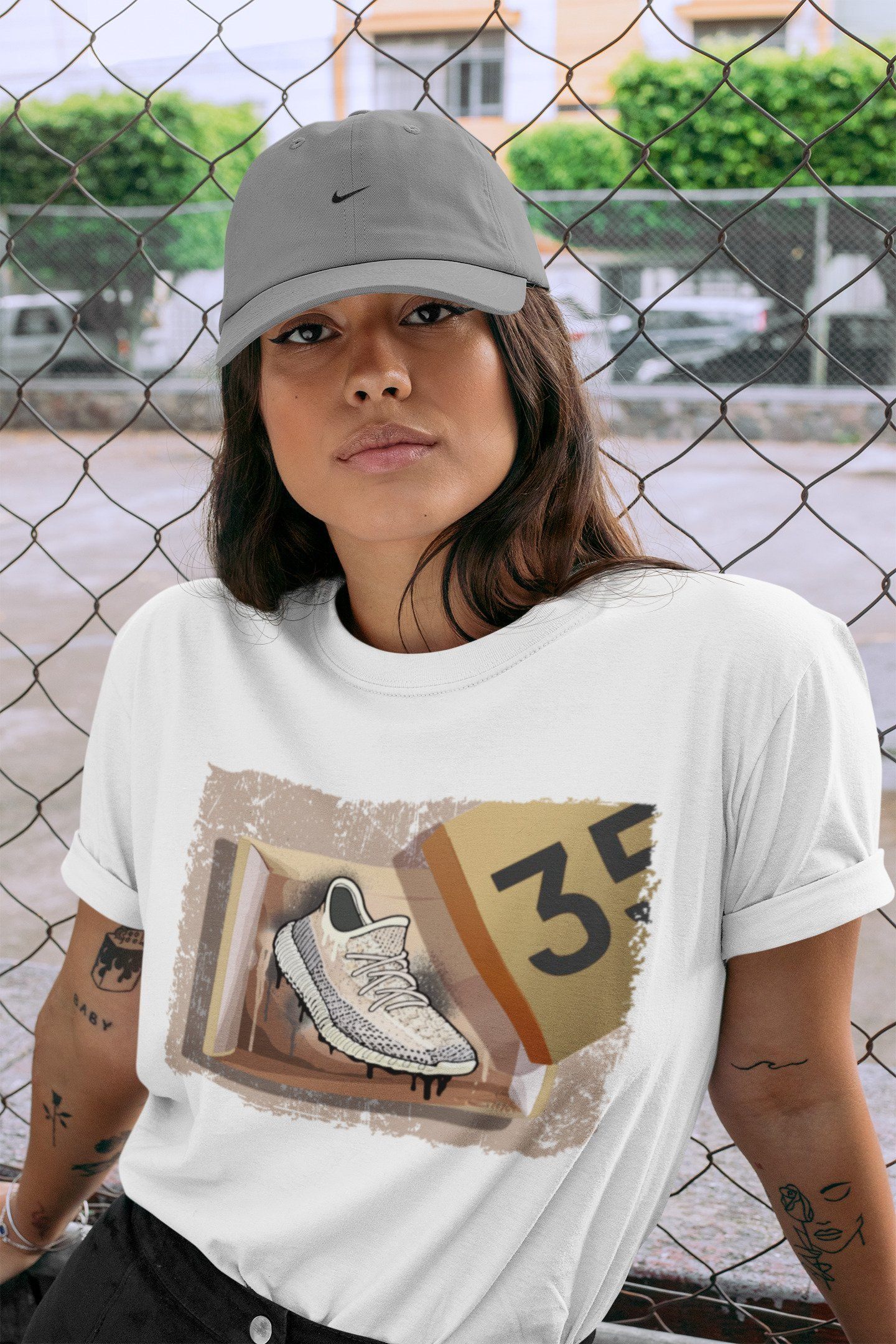 Yeezy 350 Ash Pearl Shirt To Match Jordans New Kicks Sneaker Tees Yeezy 350 Ash Pearl Drip Gear Zone Sneaker Matching Clothing Unisex Shirts