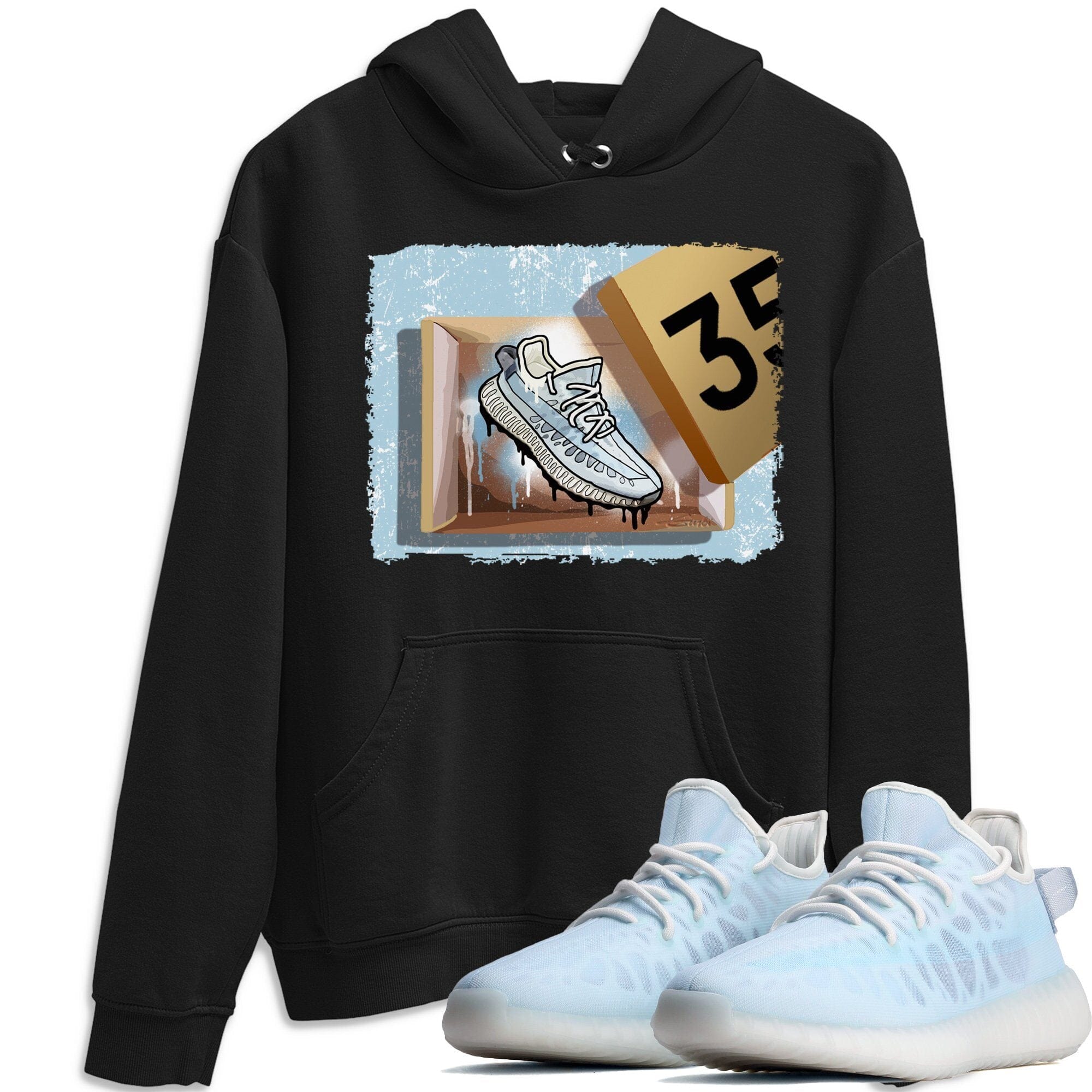 Yeezy 350 Mono Ice Shirt To Match Jordans New Kicks Sneaker Tees Yeezy 350 Mono Ice Drip Gear Zone Sneaker Matching Clothing Unisex Shirts