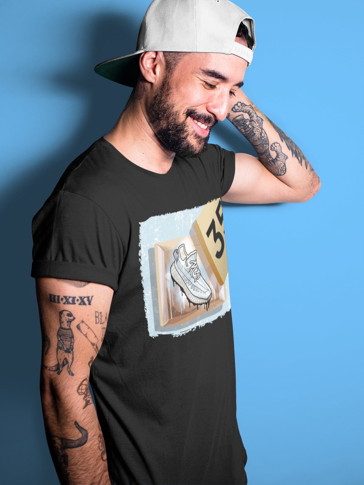 Yeezy 350 Mono Ice Shirt To Match Jordans New Kicks Sneaker Tees Yeezy 350 Mono Ice Drip Gear Zone Sneaker Matching Clothing Unisex Shirts