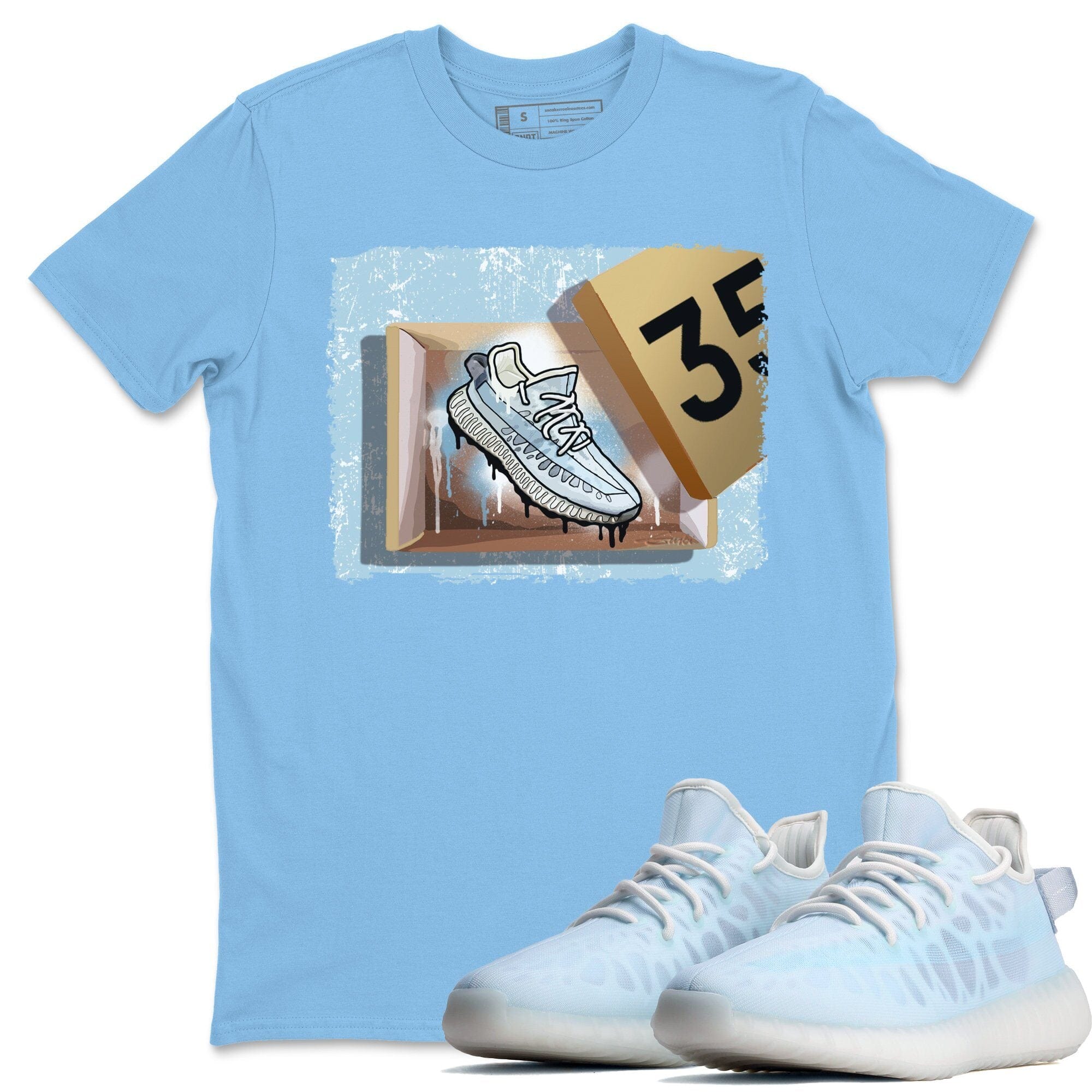 Yeezy 350 Mono Ice Shirt To Match Jordans New Kicks Sneaker Tees Yeezy 350 Mono Ice Drip Gear Zone Sneaker Matching Clothing Unisex Shirts