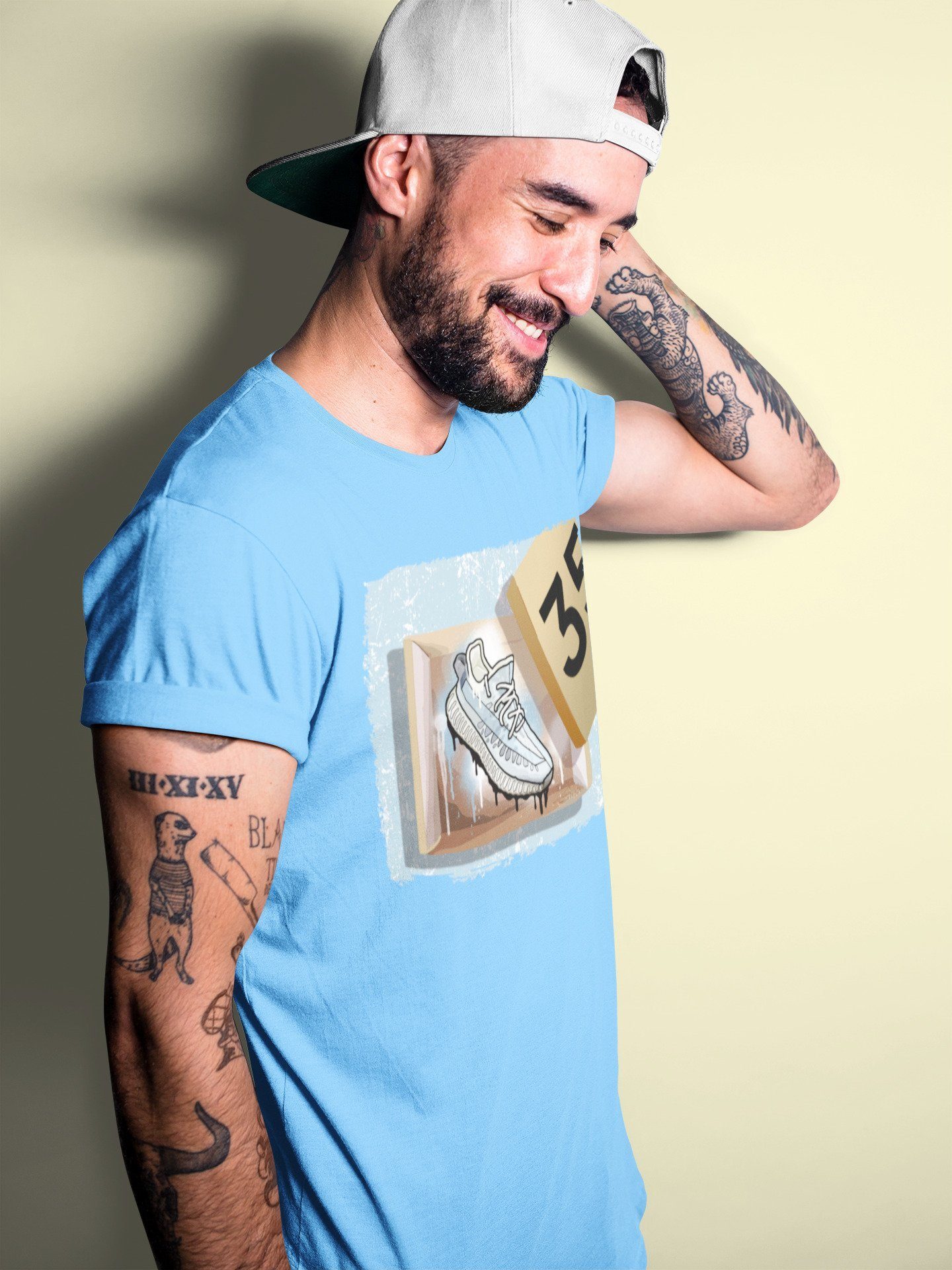 Yeezy 350 Mono Ice Shirt To Match Jordans New Kicks Sneaker Tees Yeezy 350 Mono Ice Drip Gear Zone Sneaker Matching Clothing Unisex Shirts