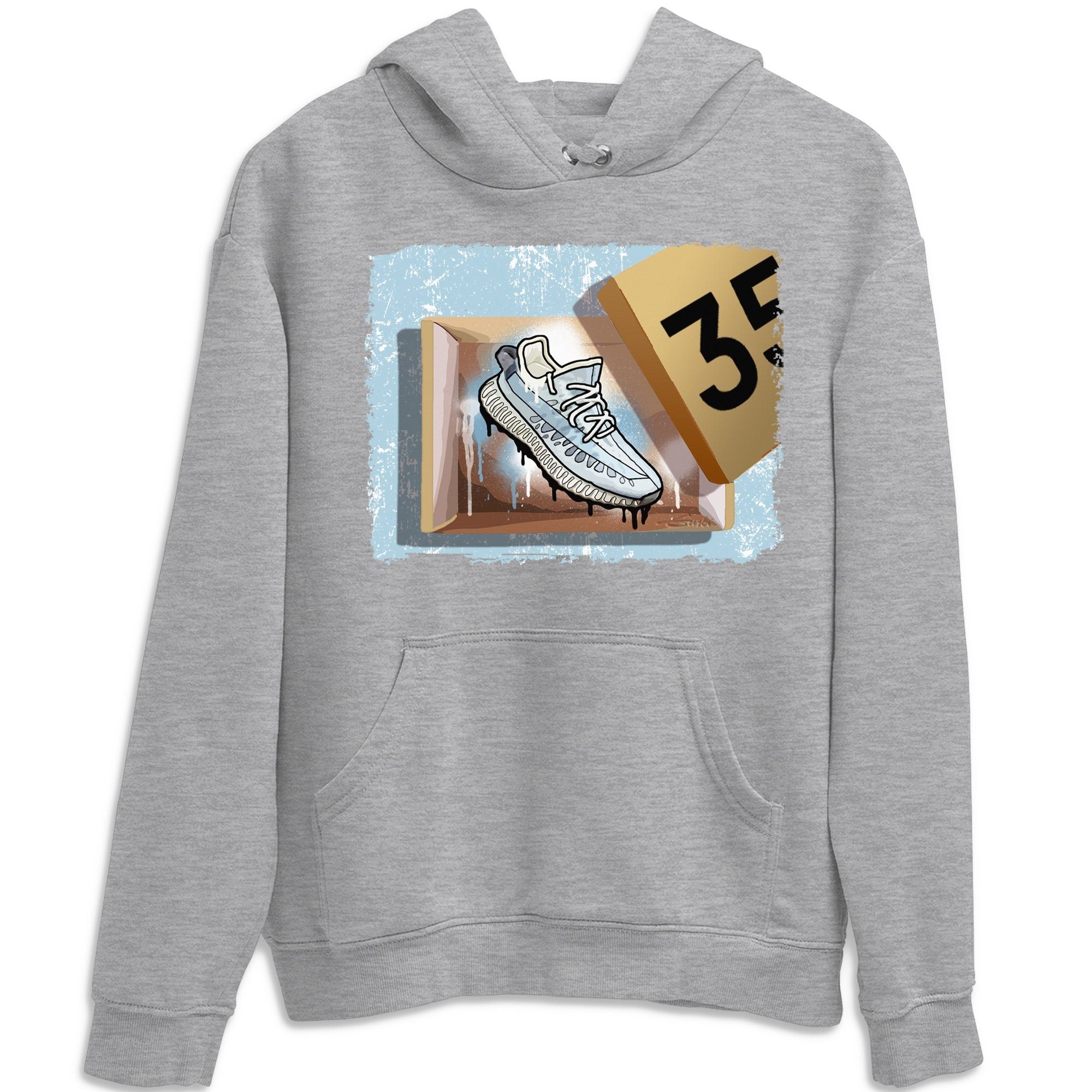 Yeezy 350 Mono Ice Shirt To Match Jordans New Kicks Sneaker Tees Yeezy 350 Mono Ice Drip Gear Zone Sneaker Matching Clothing Unisex Shirts