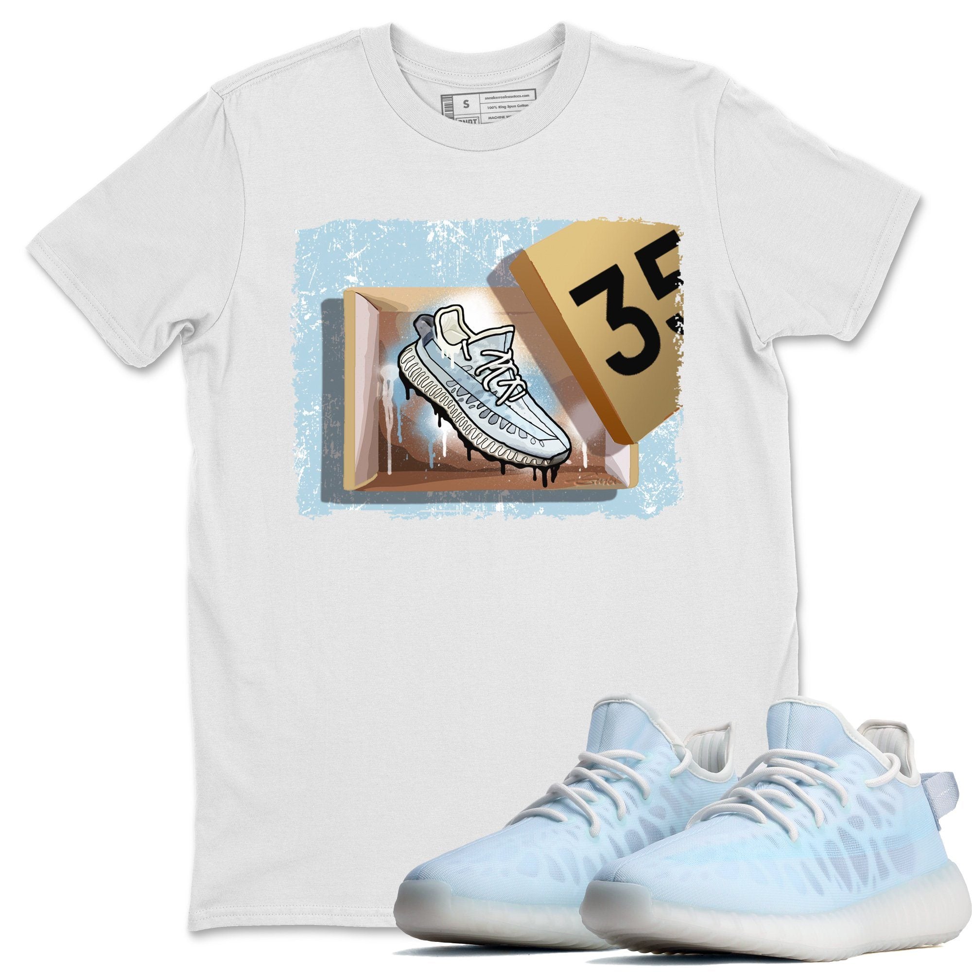 Yeezy 350 Mono Ice Shirt To Match Jordans New Kicks Sneaker Tees Yeezy 350 Mono Ice Drip Gear Zone Sneaker Matching Clothing Unisex Shirts