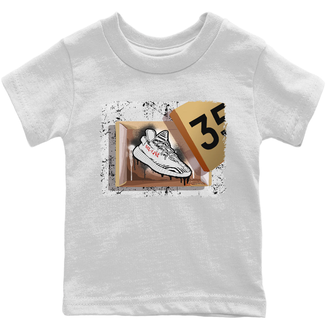Yeezy 350 Zebra Shirt To Match Jordans New Kicks Sneaker Tees Yeezy 350 Zebra Drip Gear Zone Sneaker Matching Clothing Kids Shirts