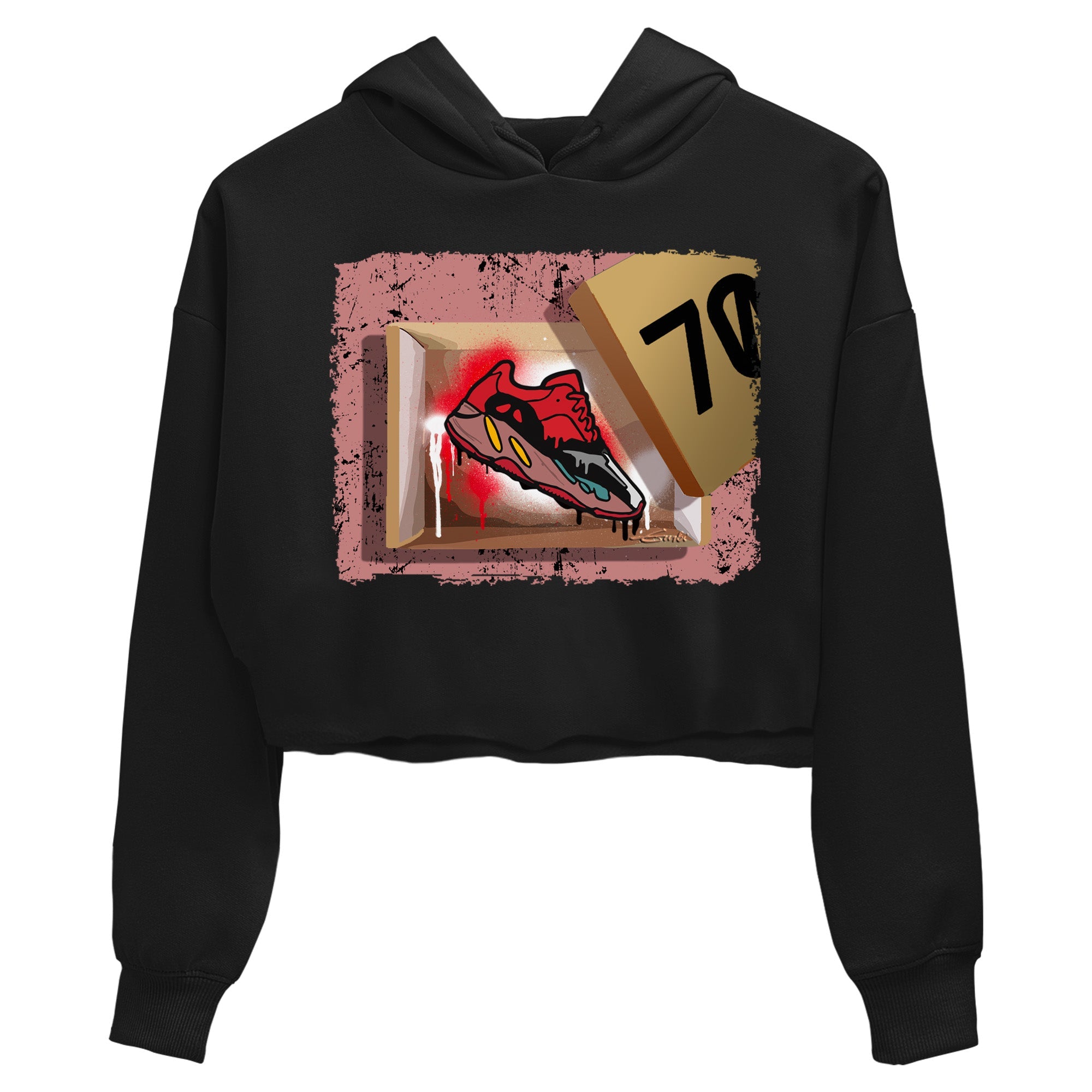 Yeezy 700 Hi-Res Red Shirt To Match Jordans New Kicks Sneaker Tees Yeezy 700 Hi-Res Red Drip Gear Zone Sneaker Matching Clothing Women's Shirts