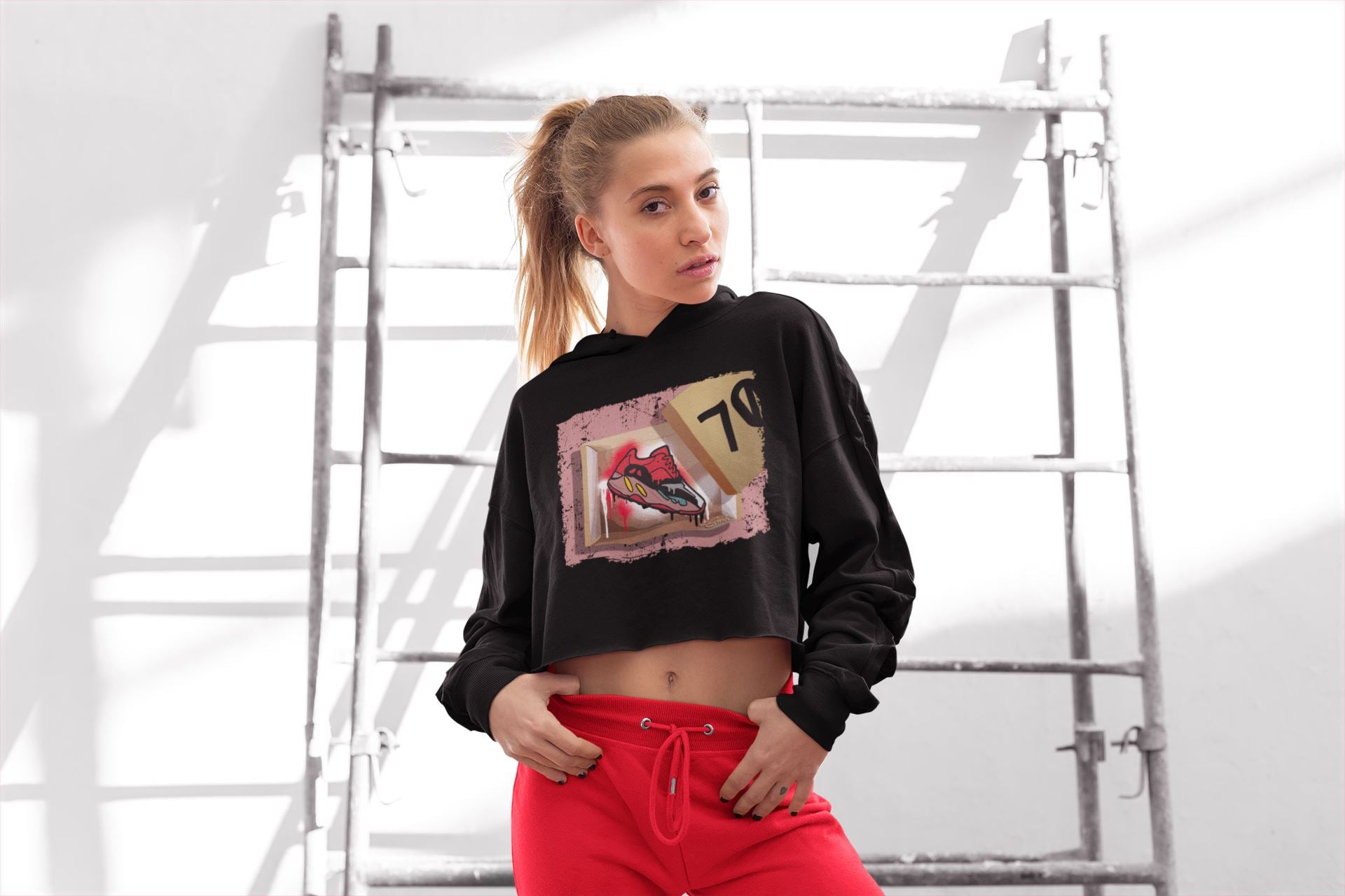 Yeezy 700 Hi-Res Red Shirt To Match Jordans New Kicks Sneaker Tees Yeezy 700 Hi-Res Red Drip Gear Zone Sneaker Matching Clothing Women's Shirts