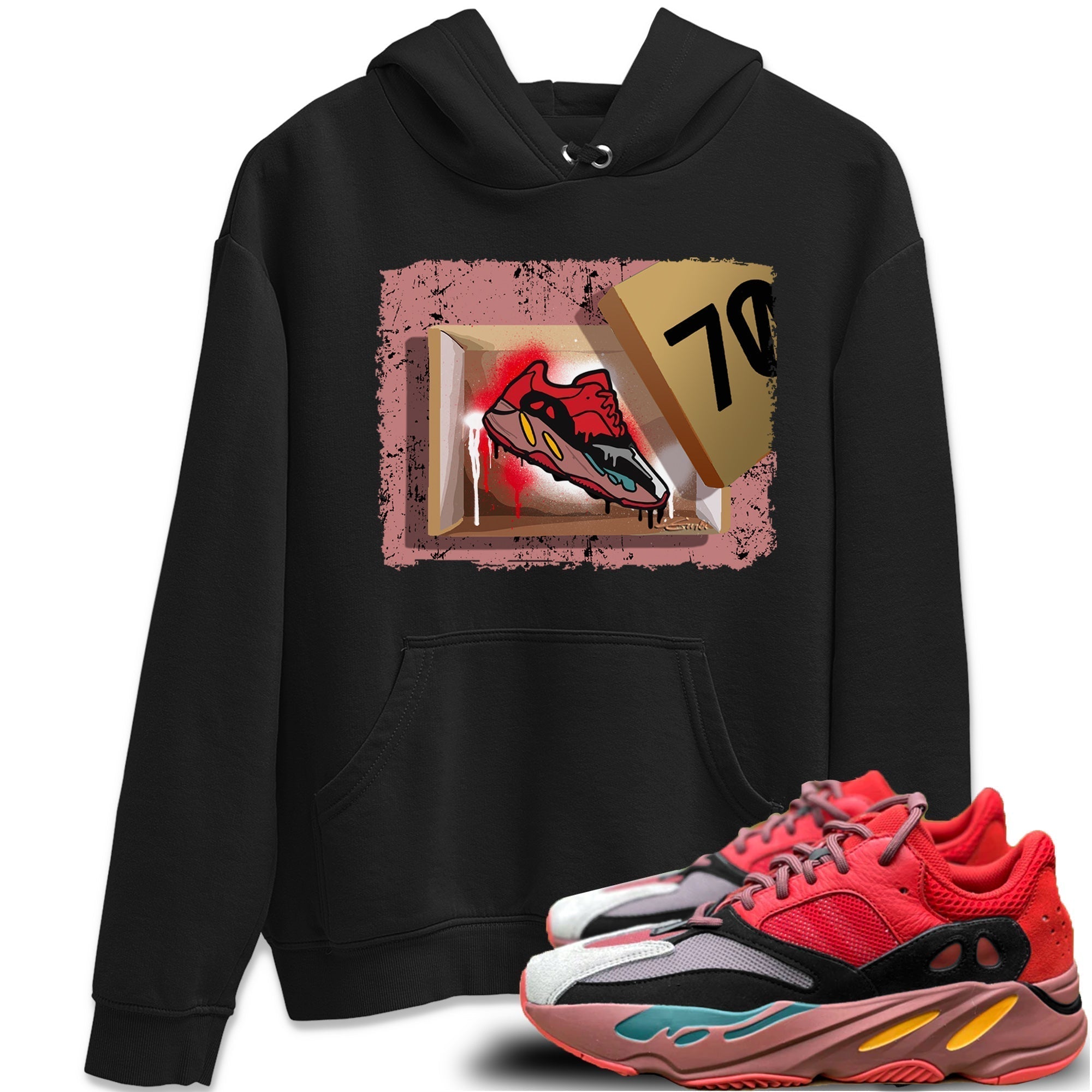 Yeezy 700 Hi-Res Red Shirt To Match Jordans New Kicks Sneaker Tees Yeezy 700 Hi-Res Red Drip Gear Zone Sneaker Matching Clothing Unisex Shirts
