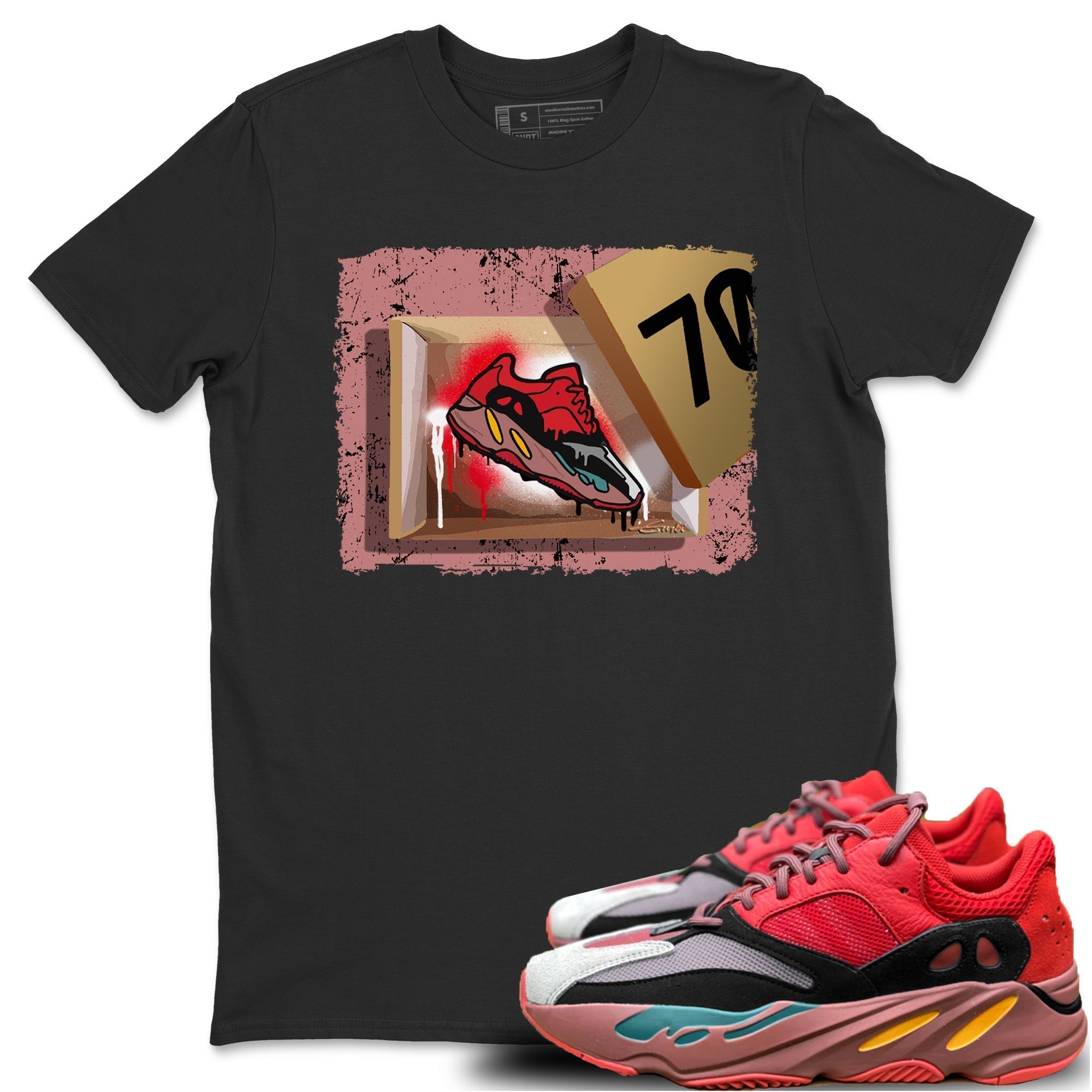 Yeezy 700 Hi-Res Red Shirt To Match Jordans New Kicks Sneaker Tees Yeezy 700 Hi-Res Red Drip Gear Zone Sneaker Matching Clothing Unisex Shirts
