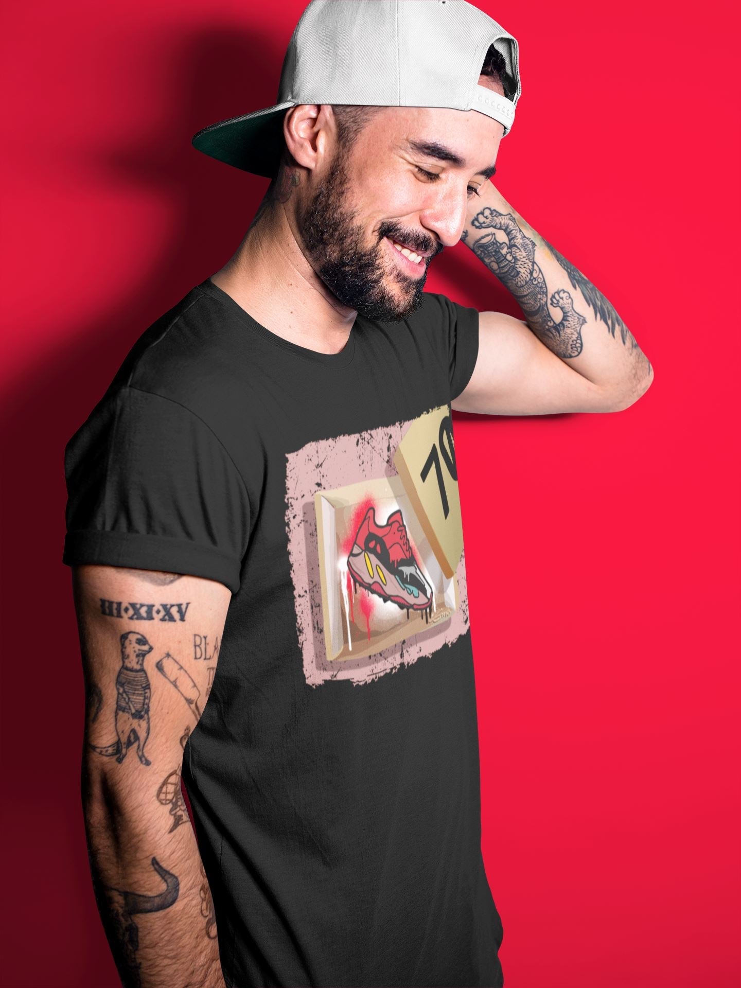 Yeezy 700 Hi-Res Red Shirt To Match Jordans New Kicks Sneaker Tees Yeezy 700 Hi-Res Red Drip Gear Zone Sneaker Matching Clothing Unisex Shirts