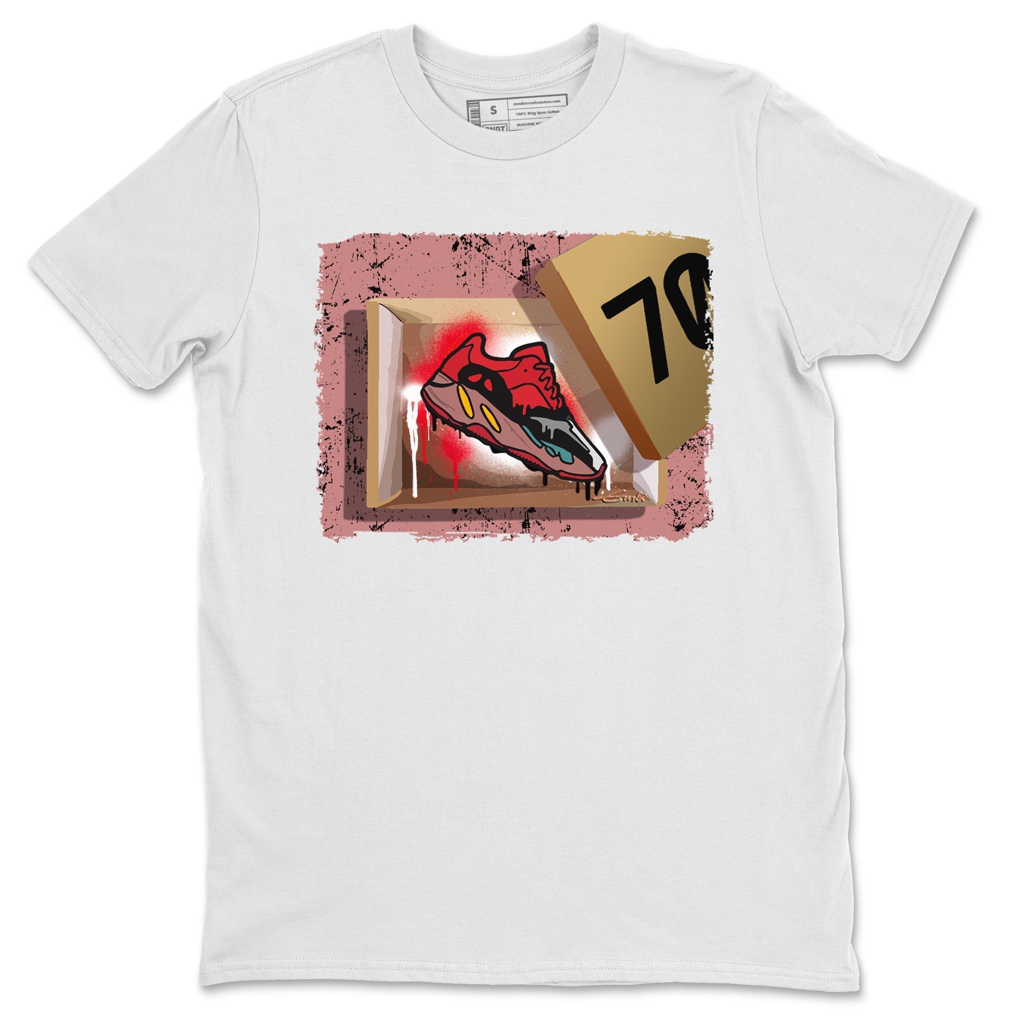 Yeezy 700 Hi-Res Red Shirt To Match Jordans New Kicks Sneaker Tees Yeezy 700 Hi-Res Red Drip Gear Zone Sneaker Matching Clothing Unisex Shirts