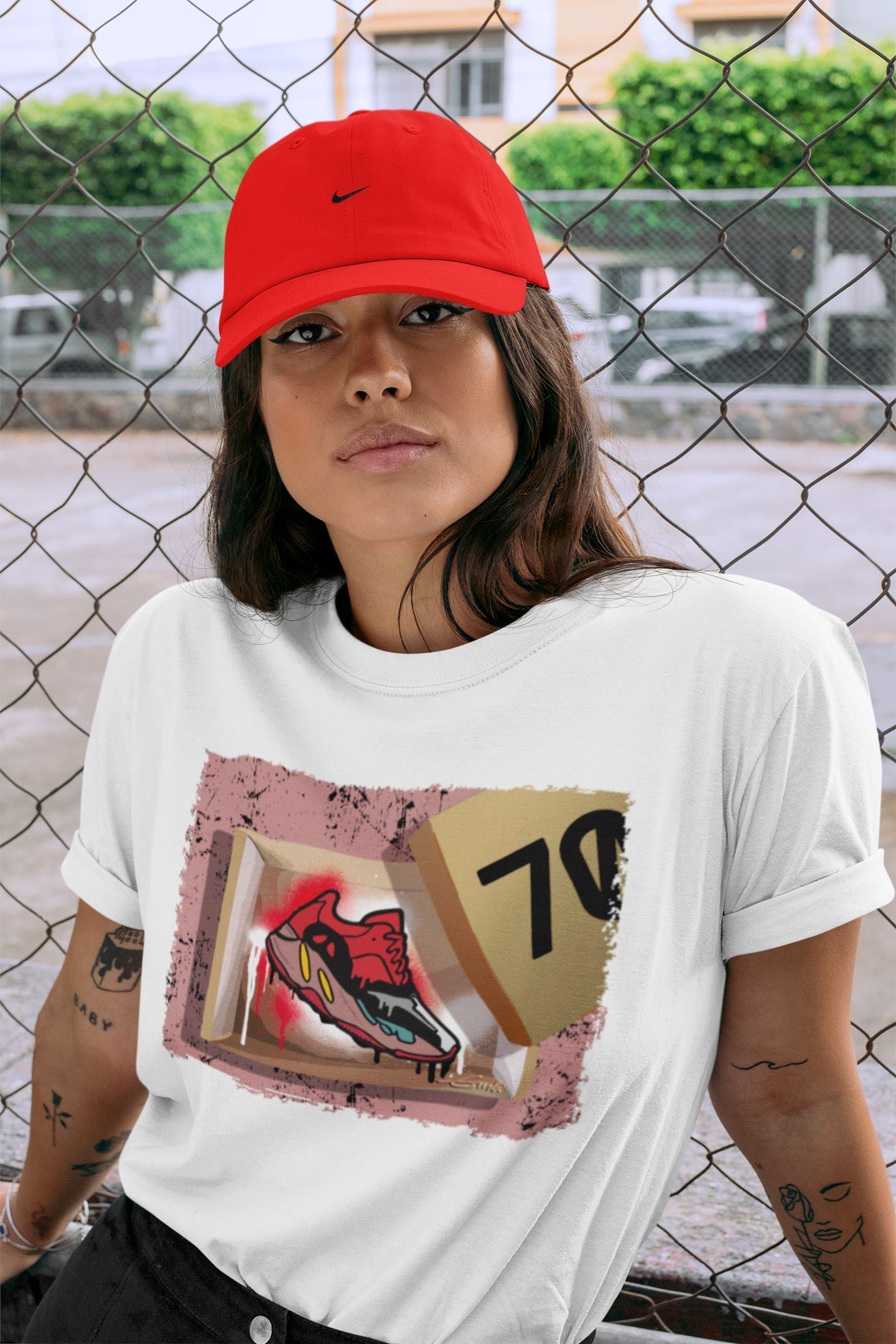 Yeezy 700 Hi-Res Red Shirt To Match Jordans New Kicks Sneaker Tees Yeezy 700 Hi-Res Red Drip Gear Zone Sneaker Matching Clothing Unisex Shirts