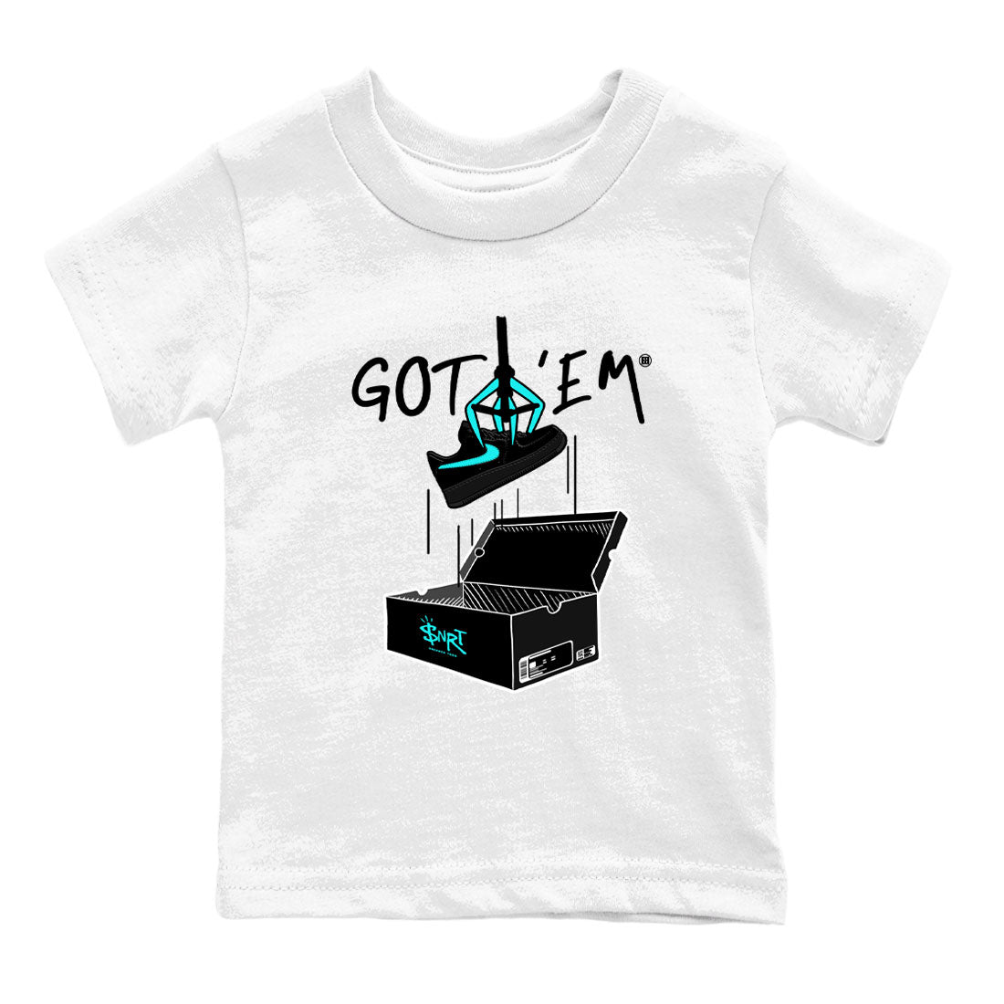 Air Force 1 x Tiffany shirt to match jordans New Treasure Hunter sneaker tees Air Force 1 Tiffany Drip Gear Zone baby toddler White 2 cotton Shirt