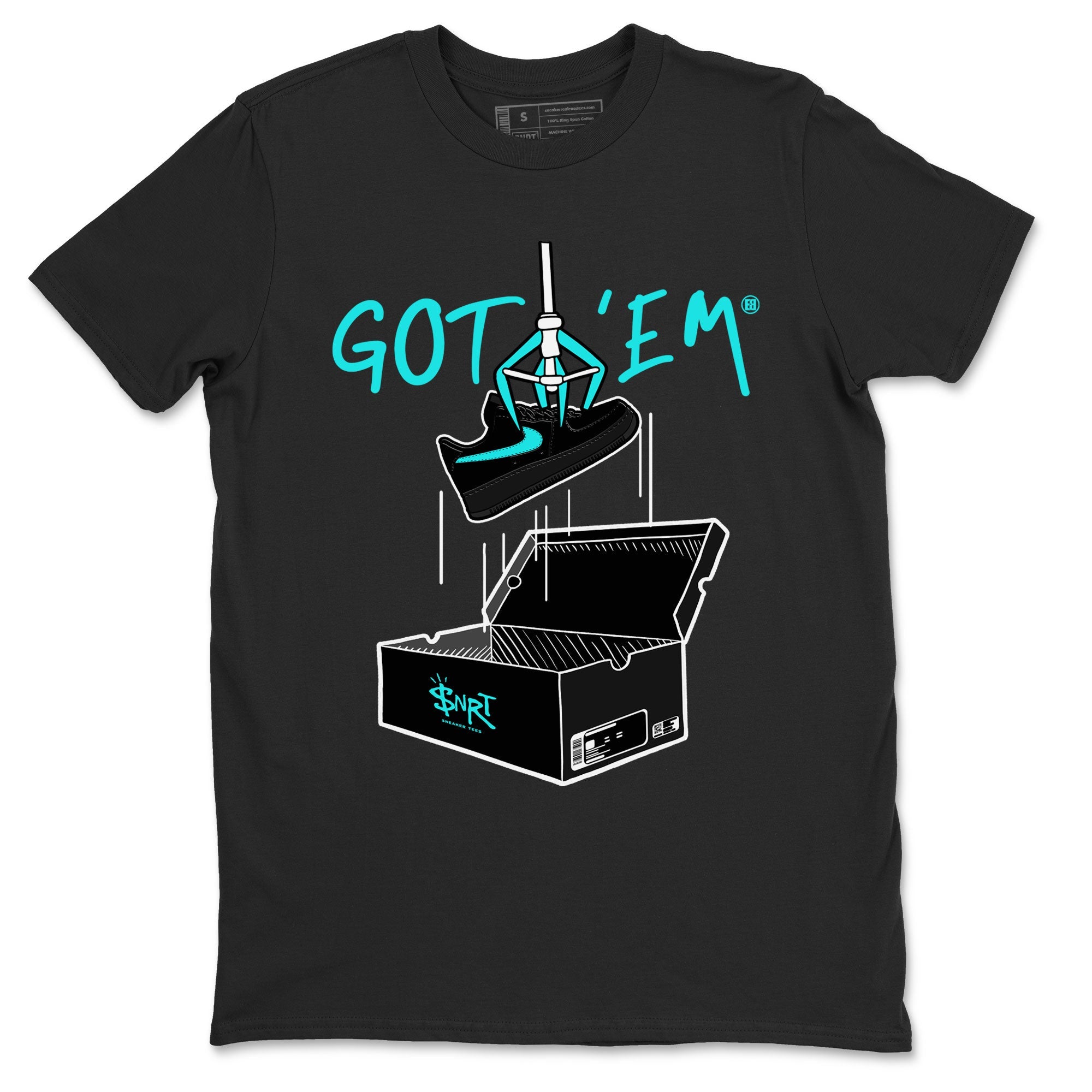 Air Force 1 x Tiffany shirt to match jordans New Treasure Hunter sneaker tees Air Force 1 Tiffany Drip Gear Zone unisex cotton Black 2 crew neck shirt