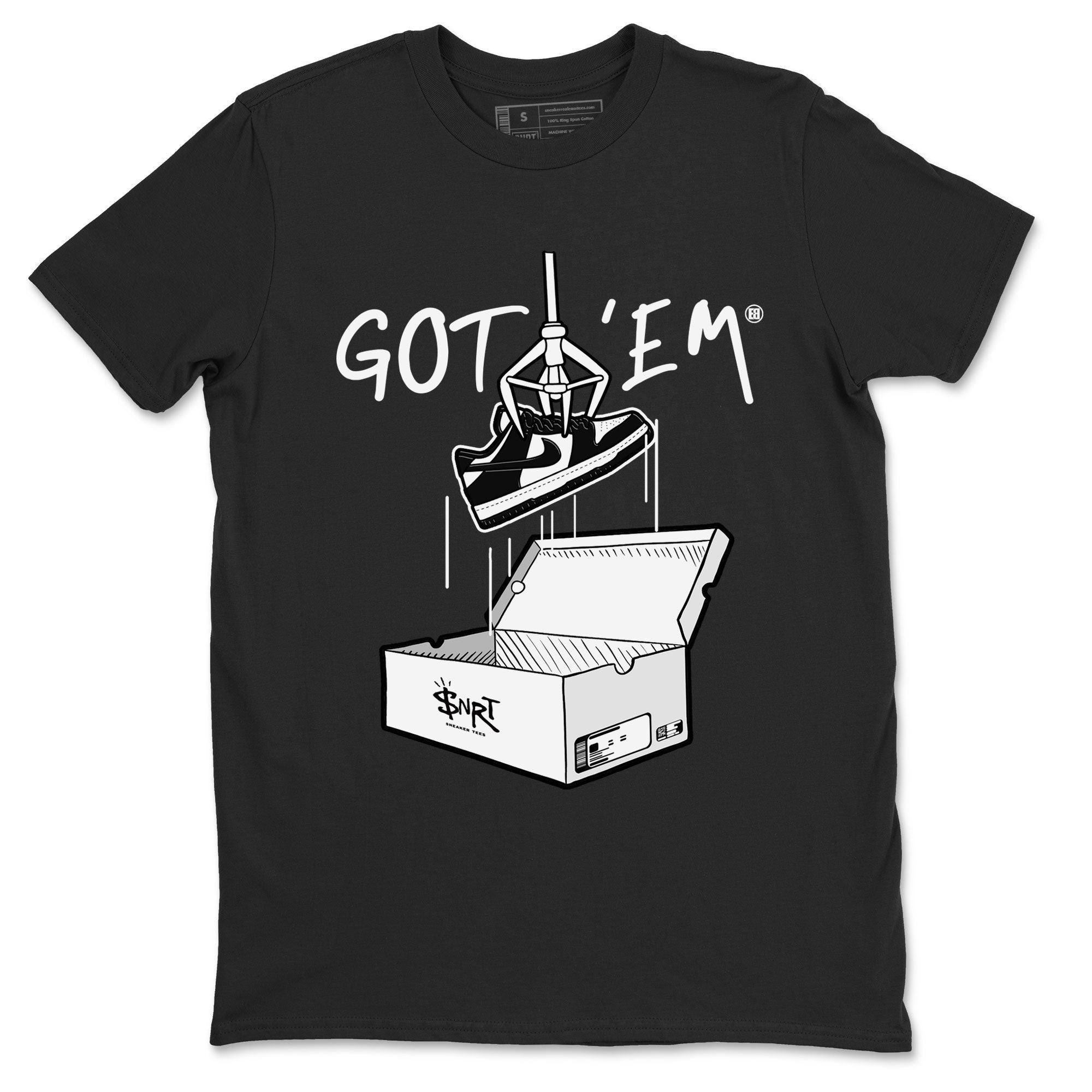 Dunk Low Panda shirt to match jordans New Treasure Hunter sneaker tees Dunk Panda Drip Gear Zone unisex cotton Black 2 crew neck shirt