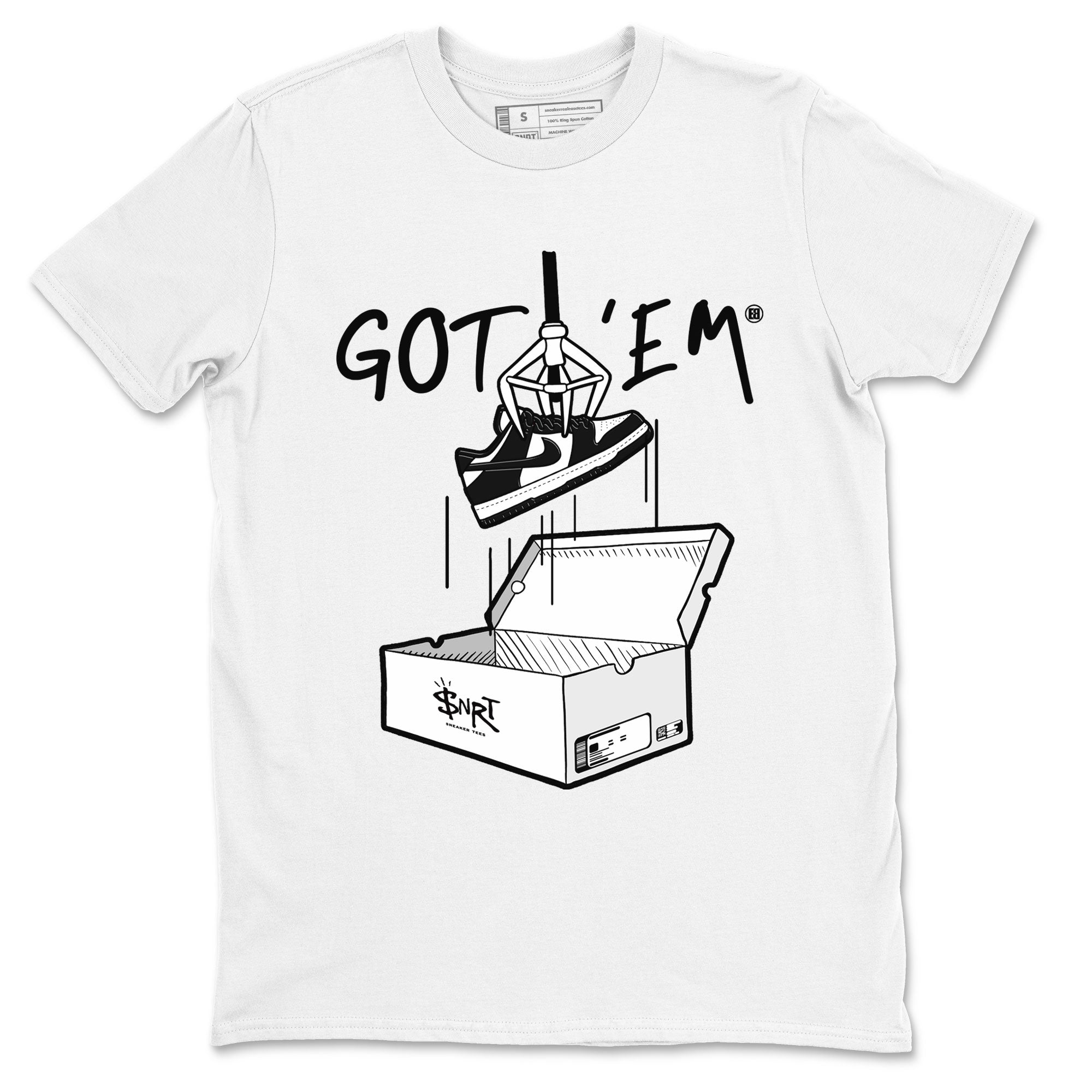 Dunk Low Panda shirt to match jordans New Treasure Hunter sneaker tees Dunk Panda Drip Gear Zone unisex cotton White 2 crew neck shirt