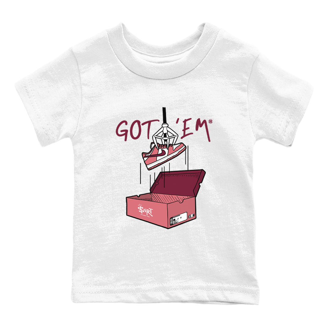 Dunk Valentine's Day shirt to match jordans New Treasure Hunter sneaker tees Dunk Valentines Day Drip Gear Zone baby toddler White 2 cotton Shirt