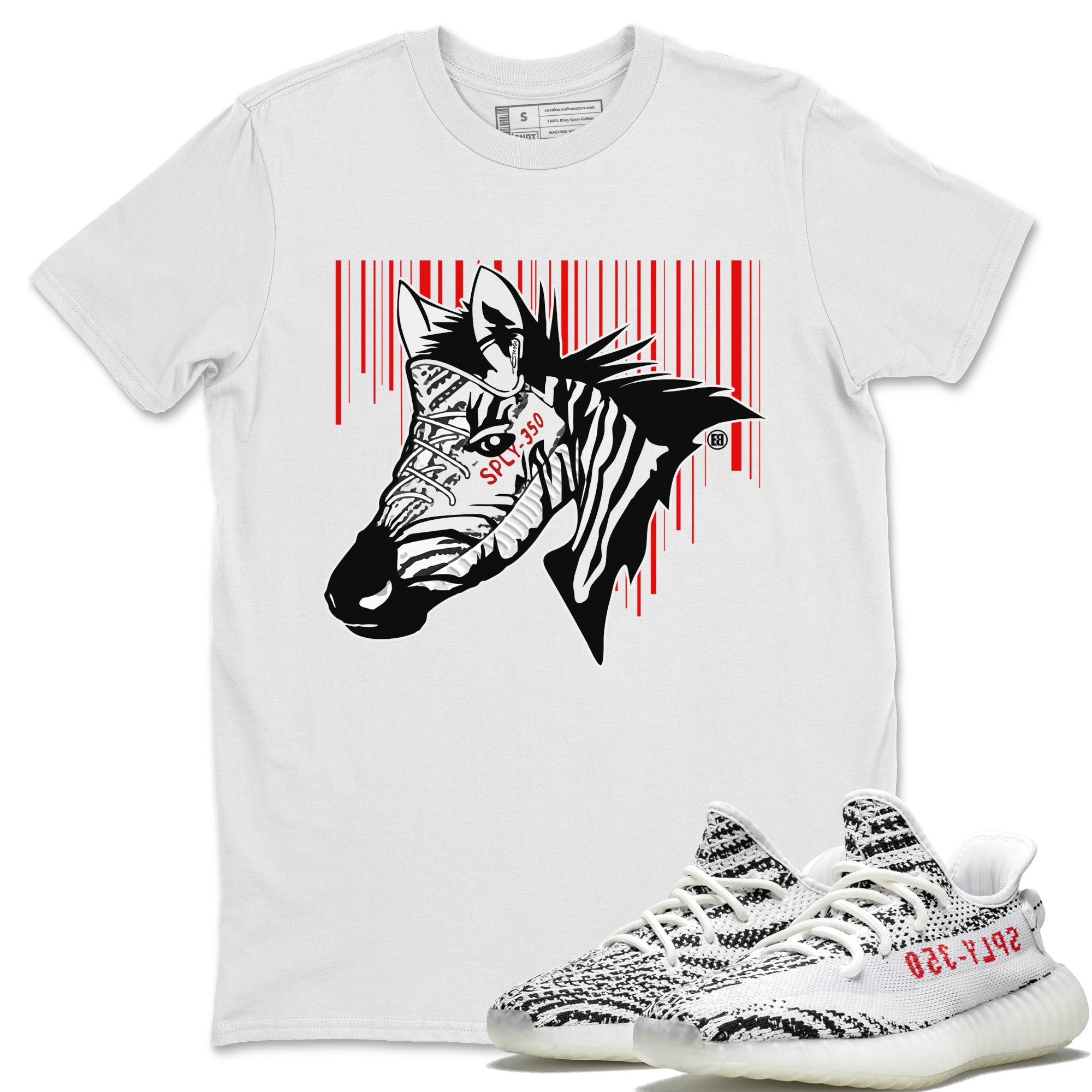 Yeezy 350 Zebra Shirt To Match Jordans New Zebra Sneaker Tees Yeezy 350 Zebra Drip Gear Zone Sneaker Matching Clothing Unisex Shirts