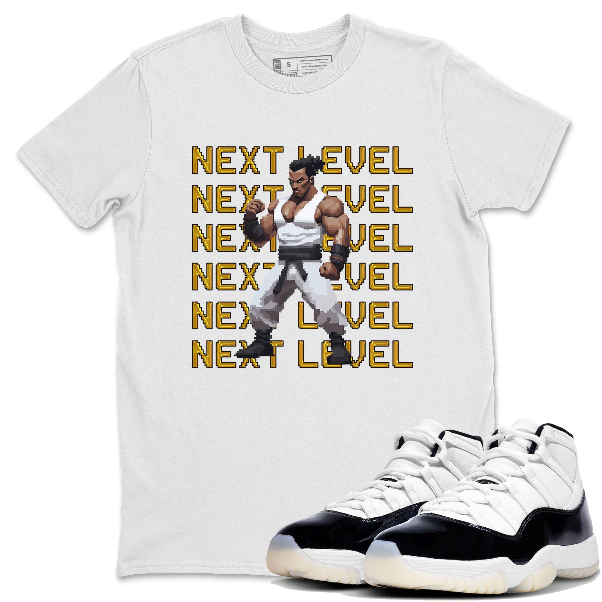 11s Gratitude shirt to match jordans Next Level sneaker tees Air Jordan 11 Gratitude Drip Gear Zone Sneaker Matching Shirt Unisex White 1 T-Shirt