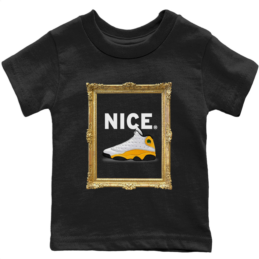 Jordan 13 Del Sol Sneaker Matching T-Shirt Nice Sneaker Tees Jordan 13 Del Sol Sneaker Release Tees Kids Shirts