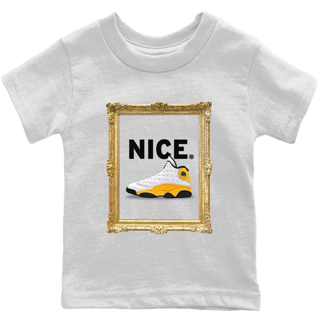 Jordan 13 Del Sol Sneaker Matching T-Shirt Nice Sneaker Tees Jordan 13 Del Sol Sneaker Release Tees Kids Shirts