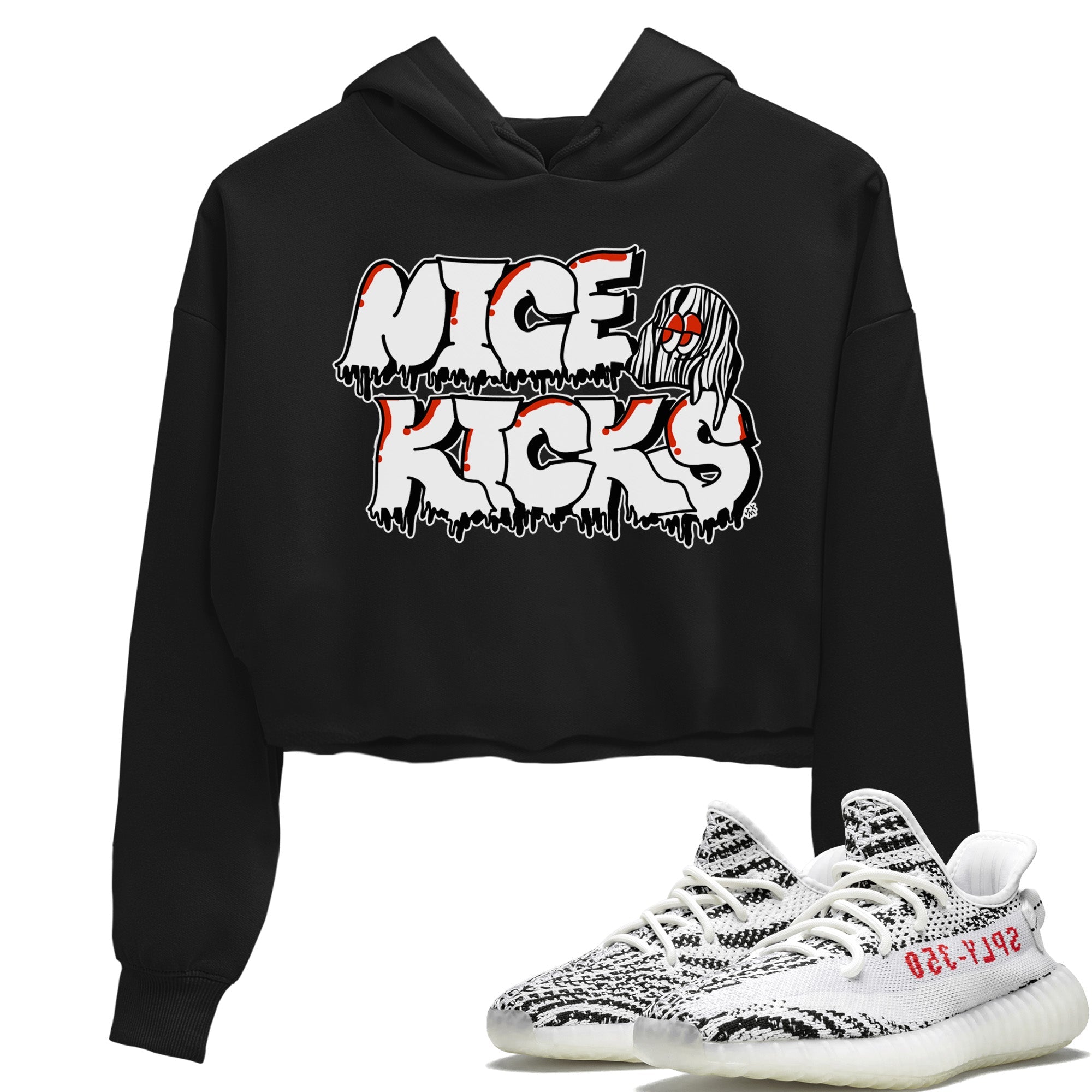 Yeezy 350 Zebra Shirt To Match Jordans Nice Kicks Sneaker Tees Yeezy 350 Zebra Drip Gear Zone Sneaker Matching Clothing Women's Shirts