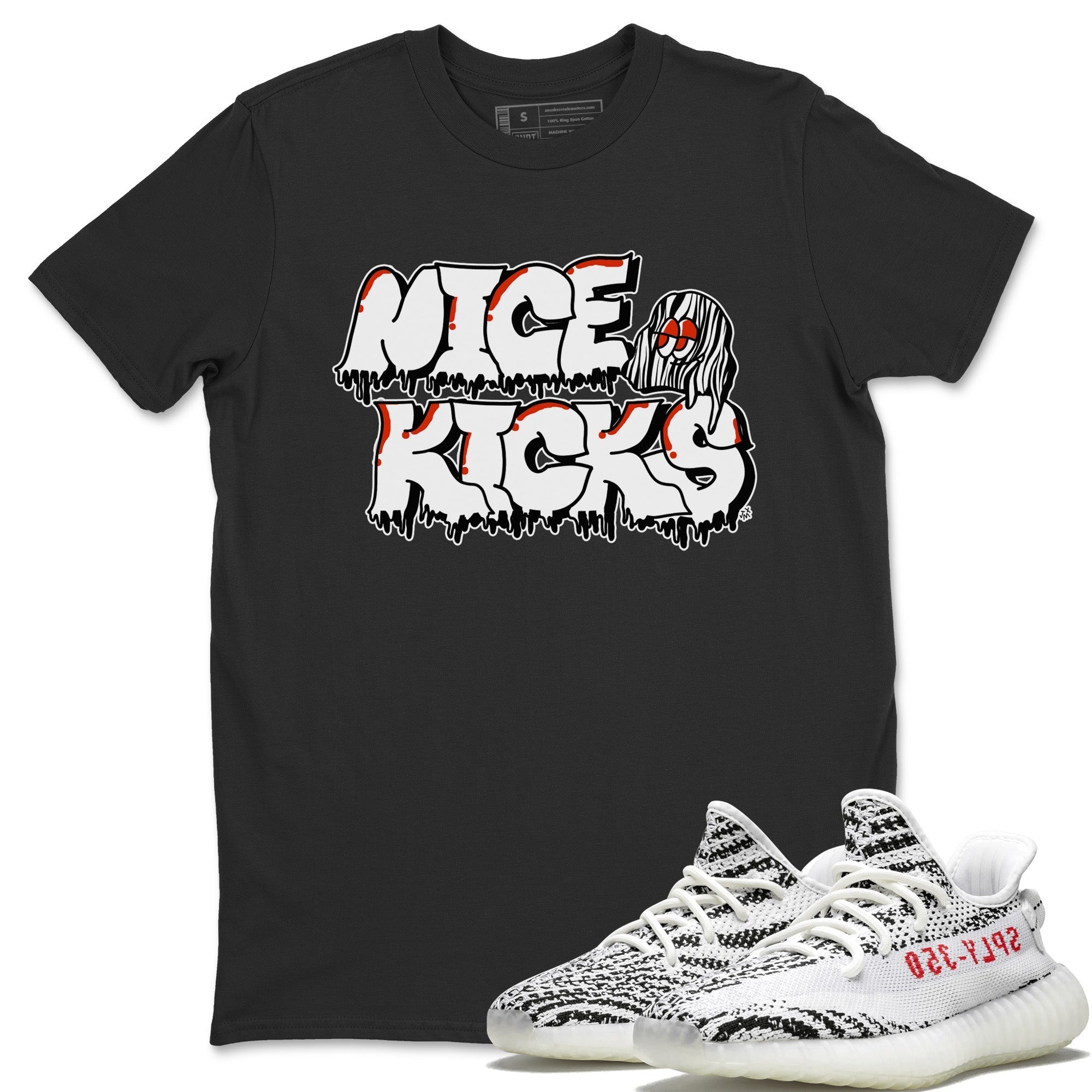 Yeezy 350 Zebra Shirt To Match Jordans Nice Kicks Sneaker Tees Yeezy 350 Zebra Drip Gear Zone Sneaker Matching Clothing Unisex Shirts