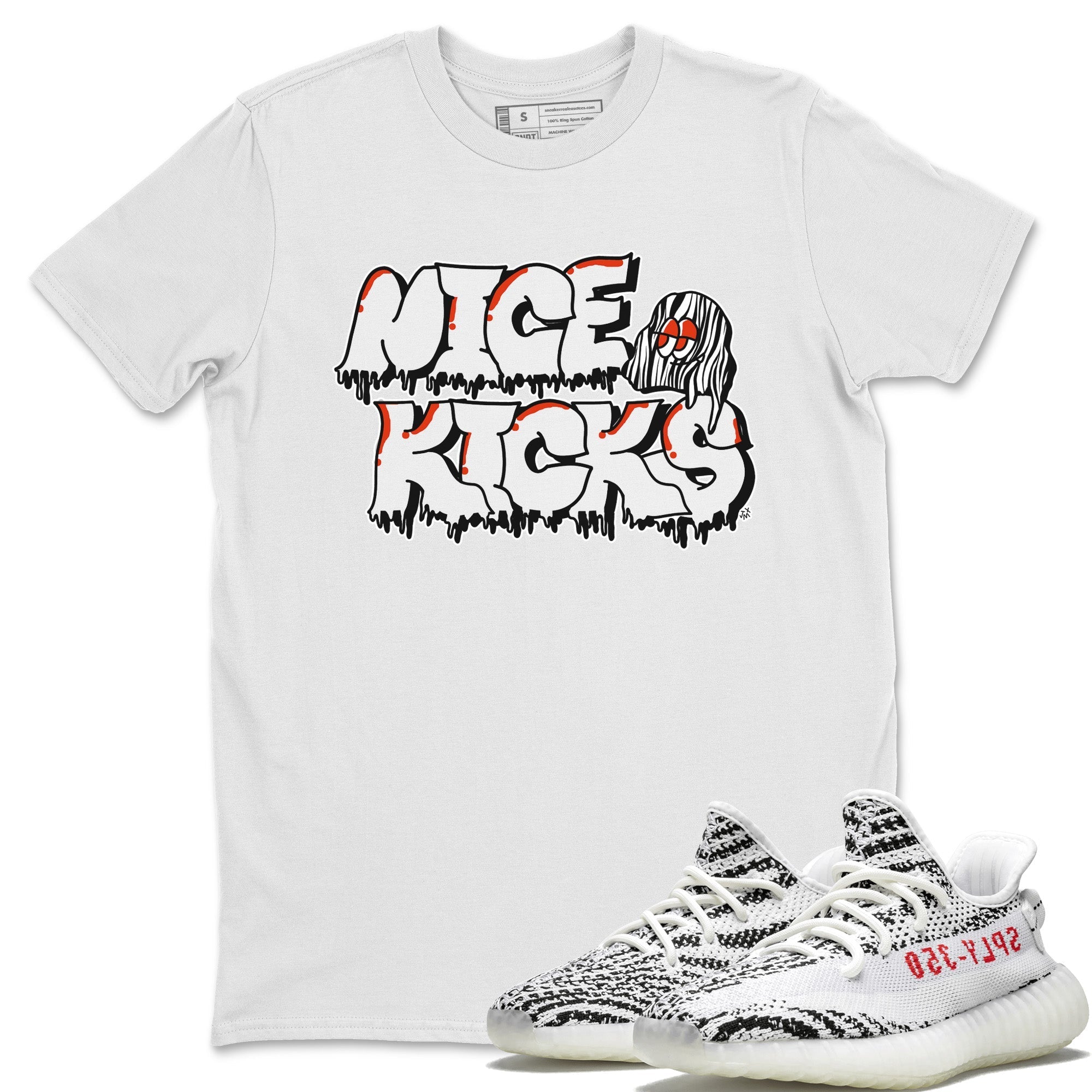 Yeezy 350 Zebra Shirt To Match Jordans Nice Kicks Sneaker Tees Yeezy 350 Zebra Drip Gear Zone Sneaker Matching Clothing Unisex Shirts