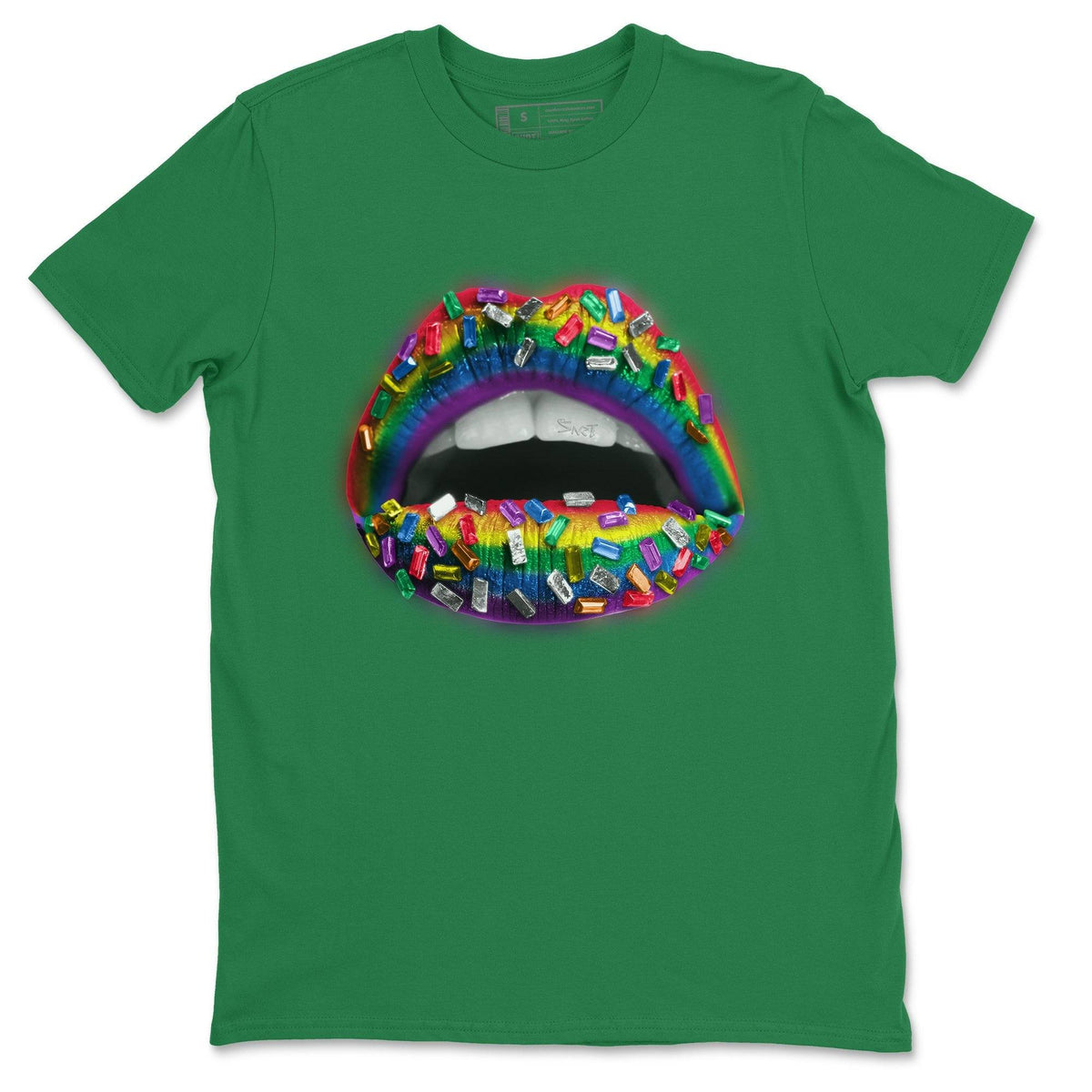 Force 1 Betrue Sneaker Match Tees Lips Jewel Sneaker Tees Force 1 Betrue Jordan to match sneaker T-Shirt Crew Neck Shirts