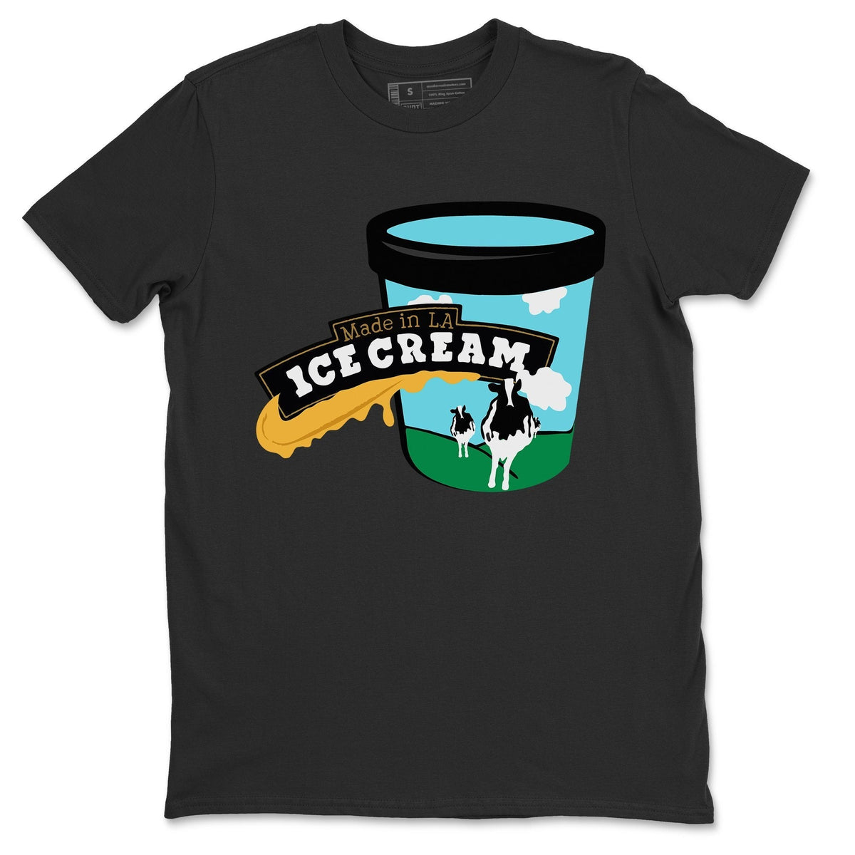 Dunk Chunky Dunky Sneaker Match Tees B&J Ice Cream Sneaker Tees Dunk Chunky Dunky Jordan to match sneaker T-Shirt Crew Neck Shirts