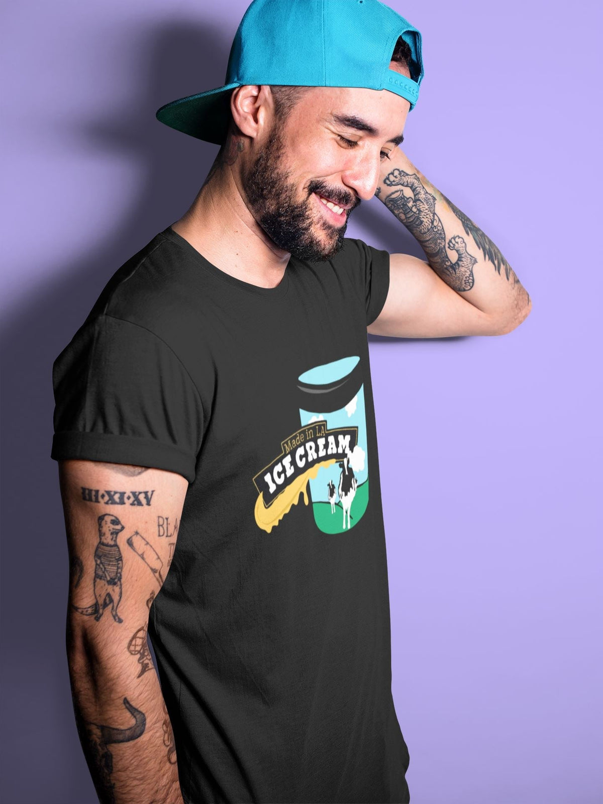 Dunk Chunky Dunky Sneaker Match Tees B&J Ice Cream Sneaker Tees Dunk Chunky Dunky Jordan to match sneaker T-Shirt Crew Neck Shirts
