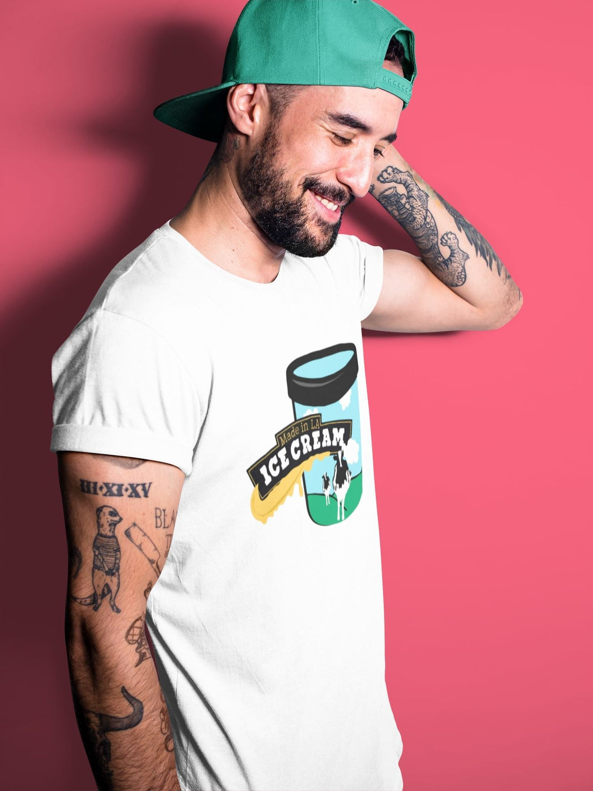 Dunk Chunky Dunky Sneaker Match Tees B&J Ice Cream Sneaker Tees Dunk Chunky Dunky Jordan to match sneaker T-Shirt Crew Neck Shirts