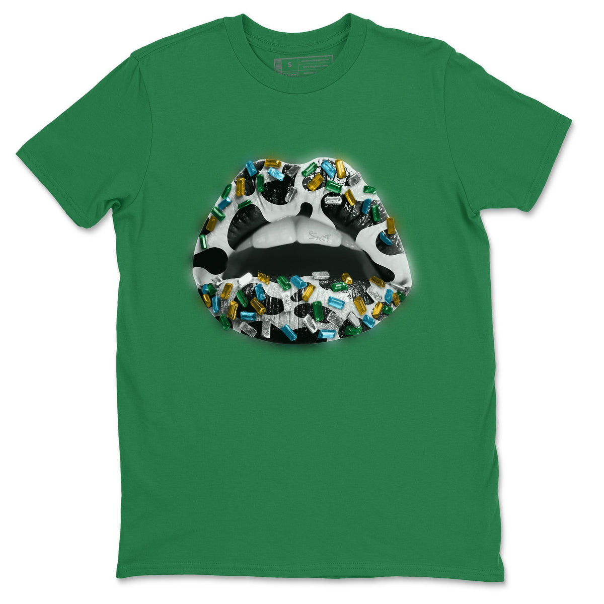 Dunk Chunky Dunky Sneaker Match Tees Lips Jewel Sneaker Tees Dunk Chunky Dunky Jordan to match sneaker T-Shirt Crew Neck Shirts