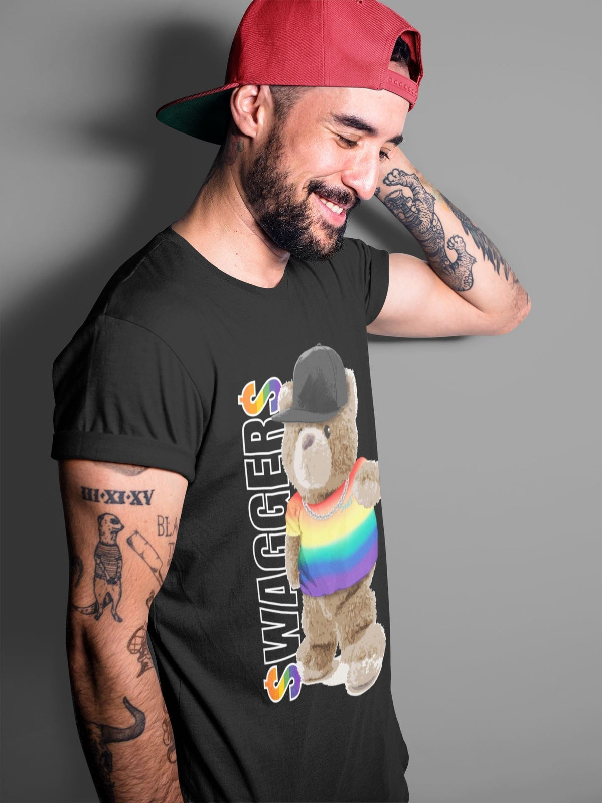 Force 1 Betrue Sneaker Match Tees Bear Swaggers Sneaker Tees Force 1 Betrue Jordan to match sneaker T-Shirt Crew Neck Shirts