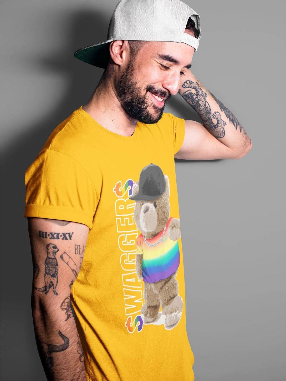 Force 1 Betrue Sneaker Match Tees Bear Swaggers Sneaker Tees Force 1 Betrue Jordan to match sneaker T-Shirt Crew Neck Shirts