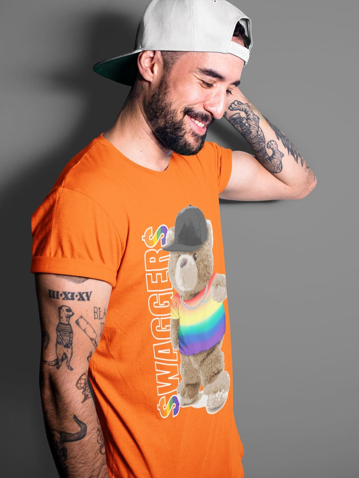 Force 1 Betrue Sneaker Match Tees Bear Swaggers Sneaker Tees Force 1 Betrue Jordan to match sneaker T-Shirt Crew Neck Shirts