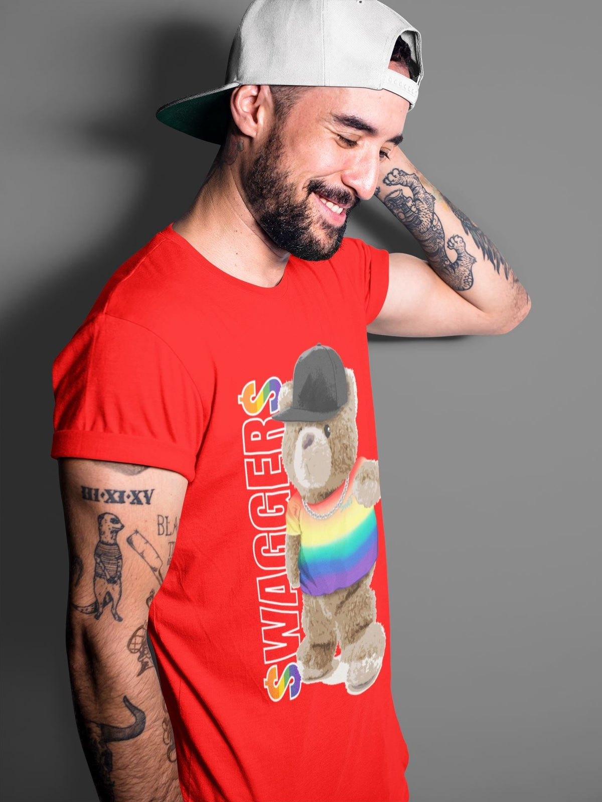 Force 1 Betrue Sneaker Match Tees Bear Swaggers Sneaker Tees Force 1 Betrue Jordan to match sneaker T-Shirt Crew Neck Shirts
