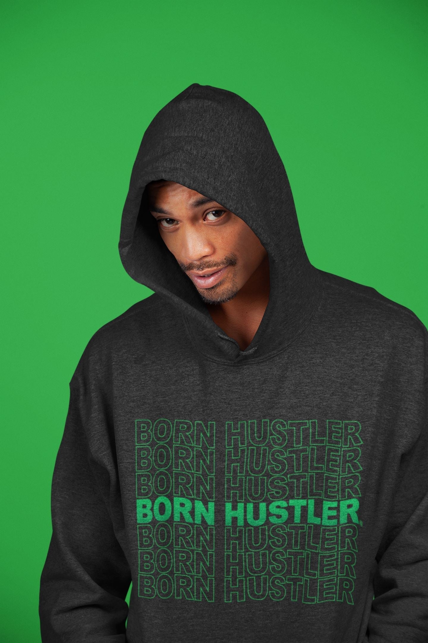 Jordan 1 Lucky Green Shirt To Match Jordans Born Hustler Sneaker Tees Jordan 1 Lucky Green Drip Gear Zone Sneaker Matching Clothing Unisex Shirts